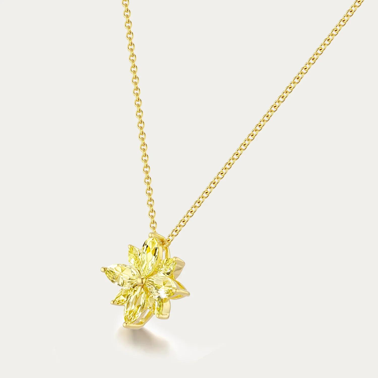 ランク N 新品 Mira Lumière Star ネックレス Yellow Diamond YG K18イエローゴールド - 3