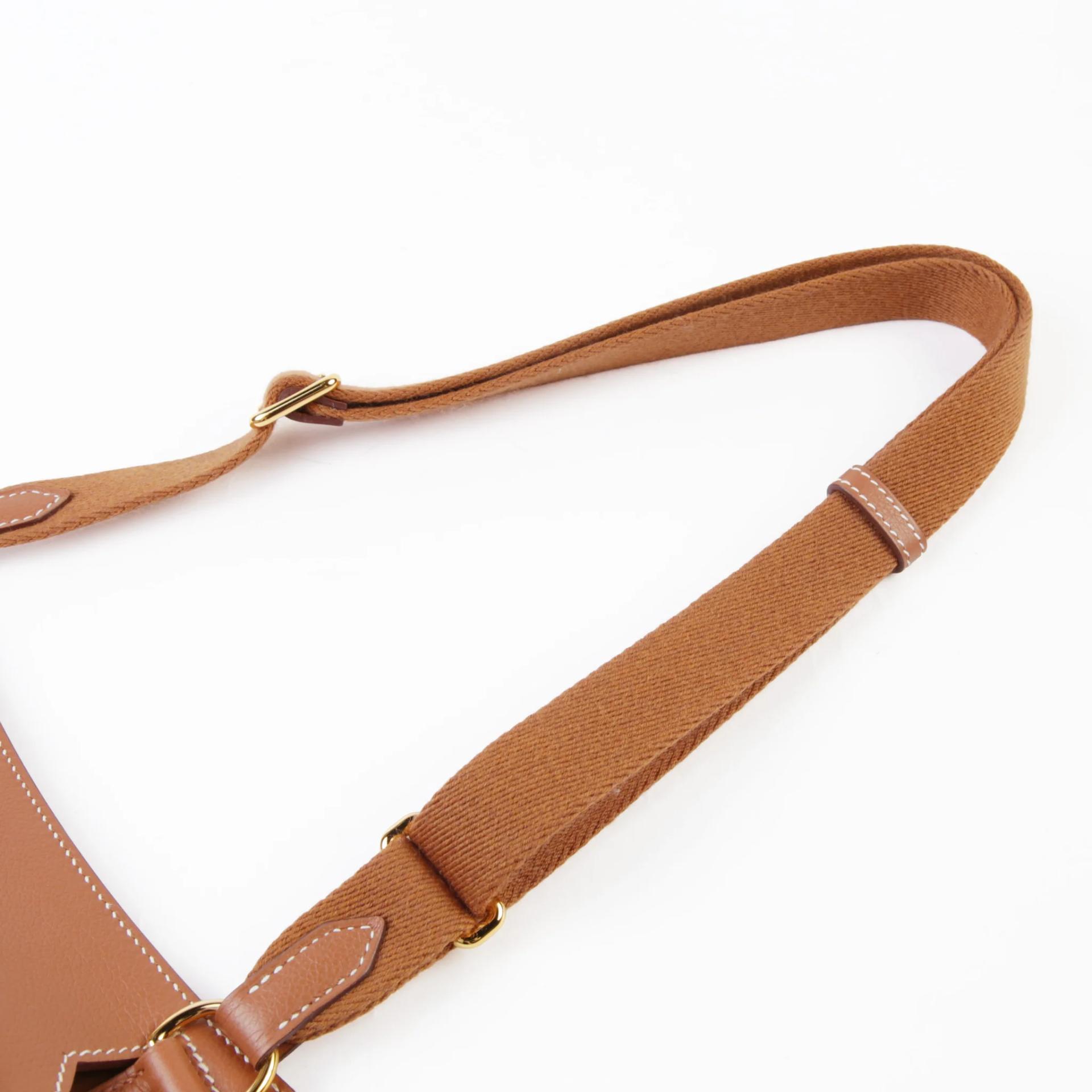 Very Good ( Rank A) HERMÈS Jypsiere Mini Gold (37) Evercolor Gold hardware B (2023) - 3