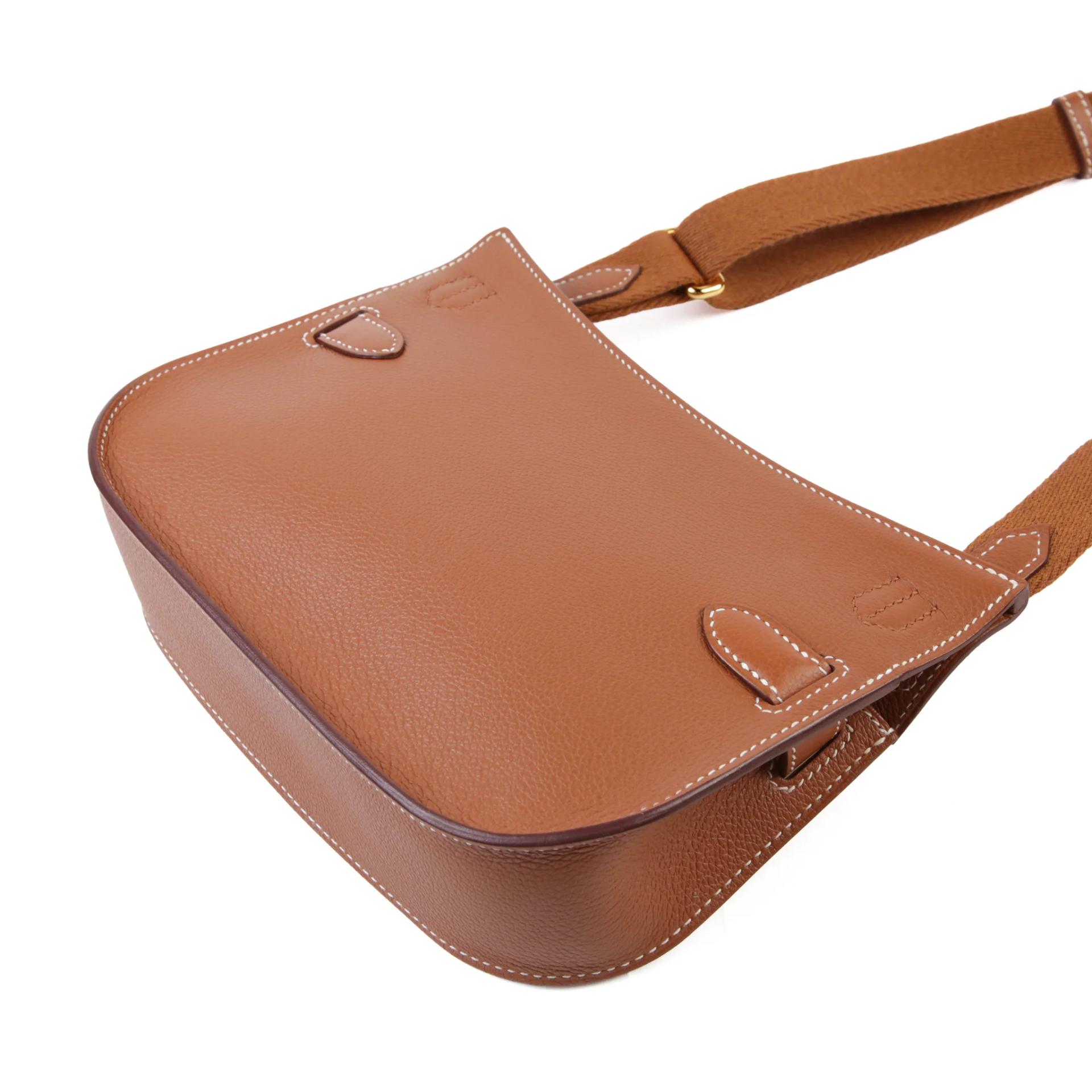 Very Good ( Rank A) HERMÈS Jypsiere Mini Gold (37) Evercolor Gold hardware B (2023) - 7