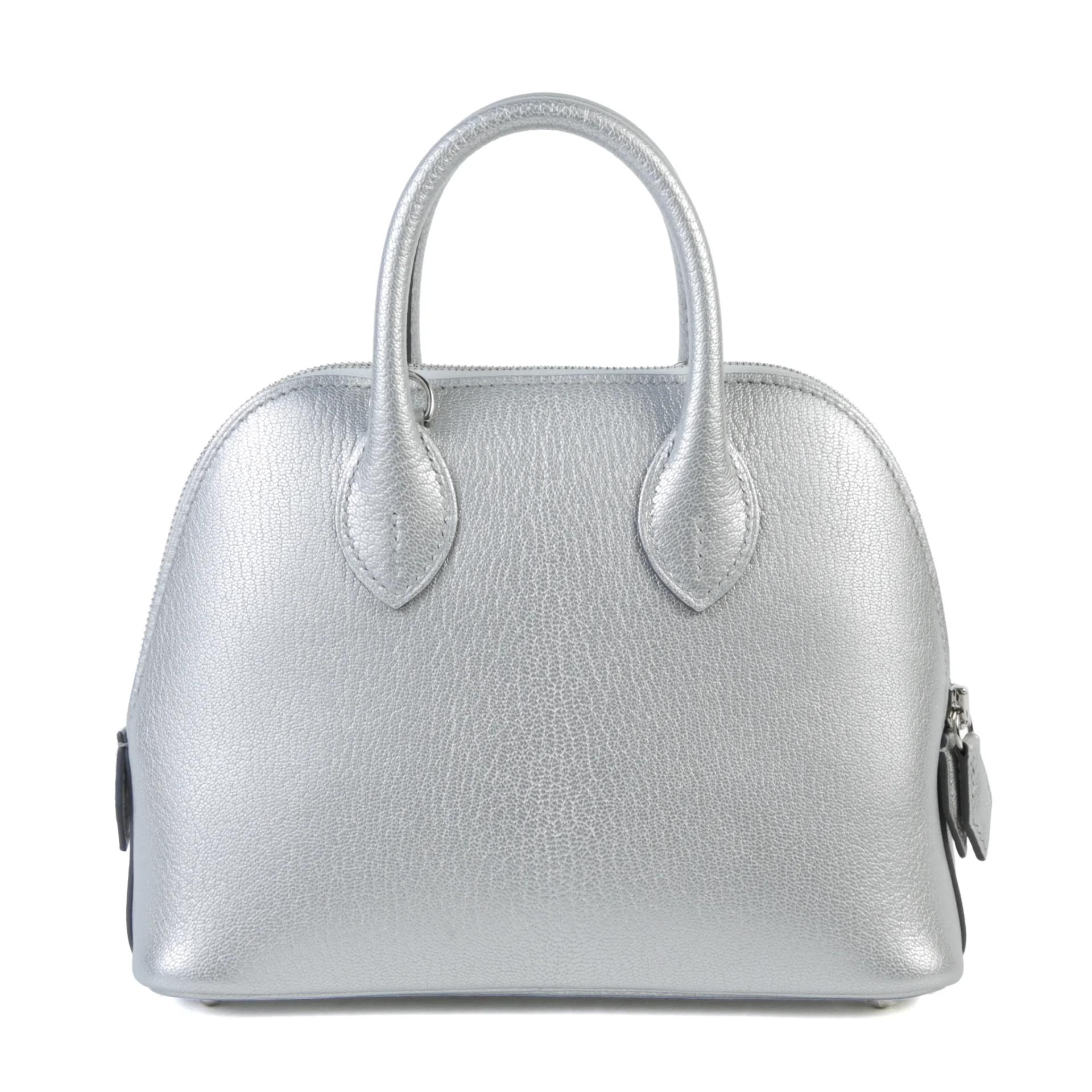 Brand New ( Rank N ) HERMÈS Mini Bolide 1923 Argent (05) Chamkila Palladium hardware G (2026) - 2
