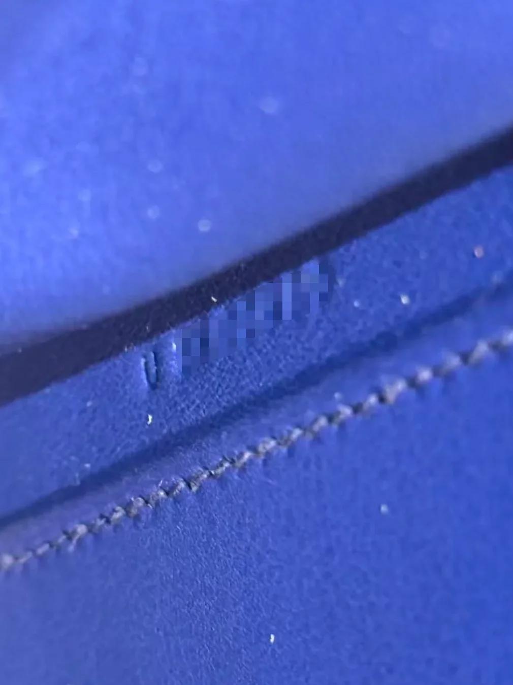 Excellent ( Rank SA ) HERMÈS Kelly Danse Bleu Royal (O8) Evercolor Palladium hardware U (2022) - 10