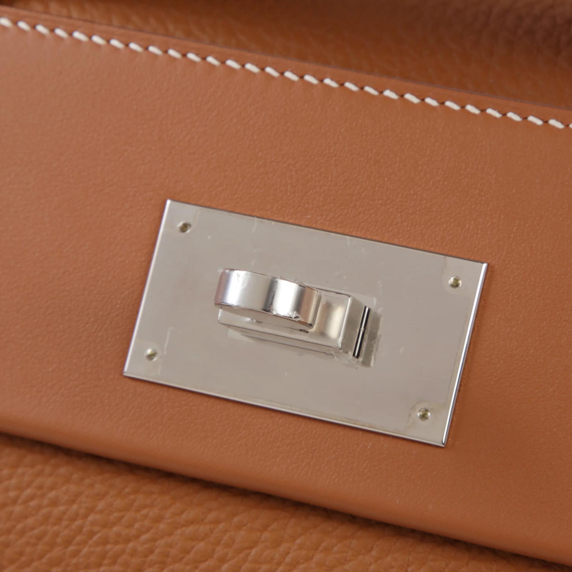 ランク NS 未使用品 HERMÈS エルメス ヴァンキャトル 29 ゴールド (37) トゴ スイフト シルバー金具 B刻印 (2023) - 9