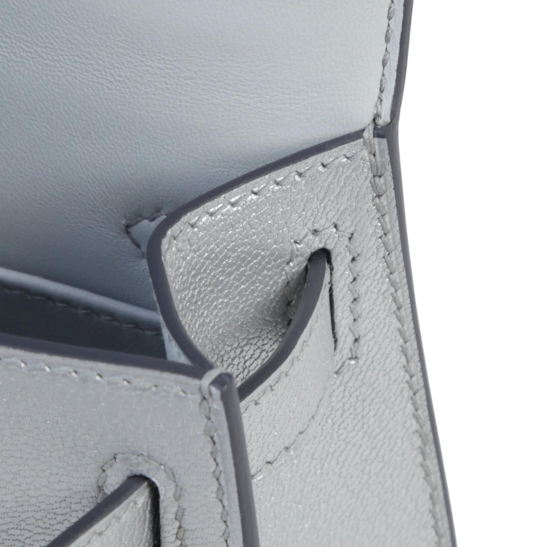Brand New ( Rank N ) HERMÈS Mini Kelly II Argent (05) Chamkila Palladium hardware K (2025) - 11