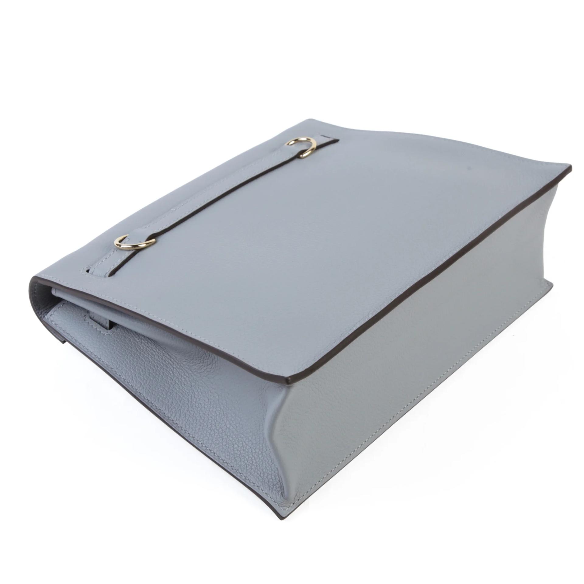 全新 HERMÈS 愛馬仕 Kelly Danse P0 木偶灰 Gris Pantin Evercolor皮 香檳金扣 G刻 2026年 - 5