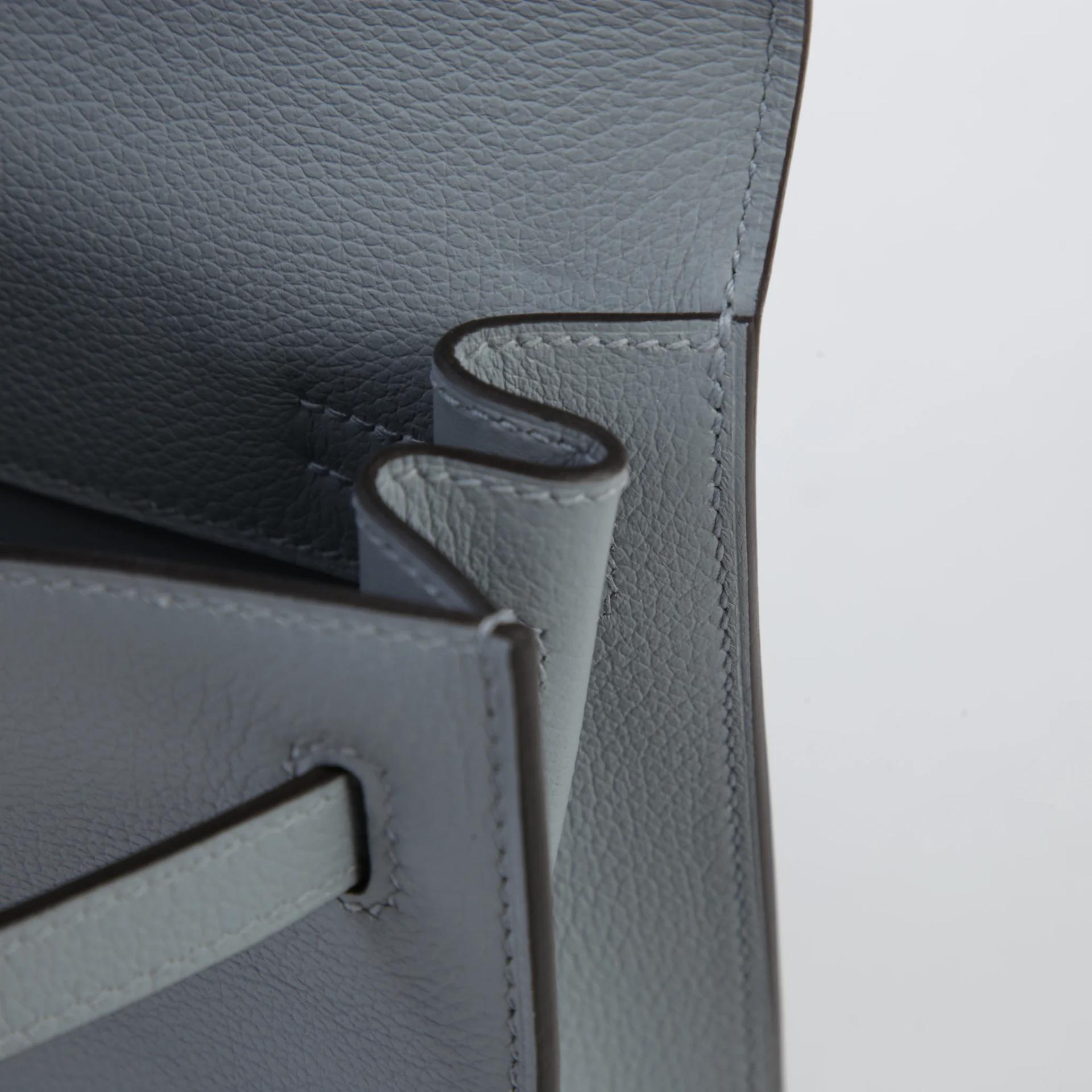 全新 HERMÈS 愛馬仕 Kelly Danse P0 木偶灰 Gris Pantin Evercolor皮 香檳金扣 G刻 2026年 - 9