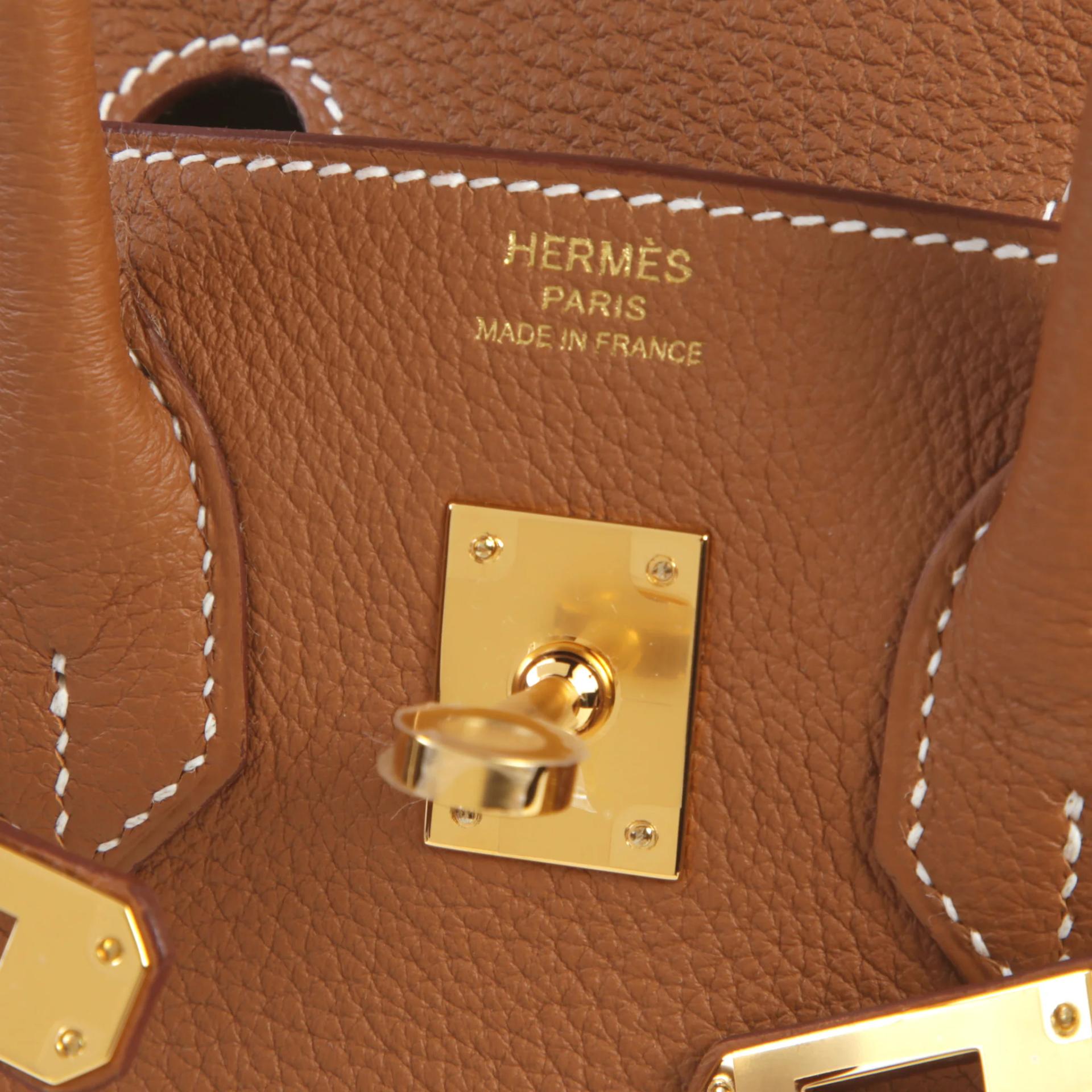 ランク N 新品 HERMÈS エルメス バーキン25 ゴールド (37) トゴ ゴールド金具 G刻印 (2026) - 9