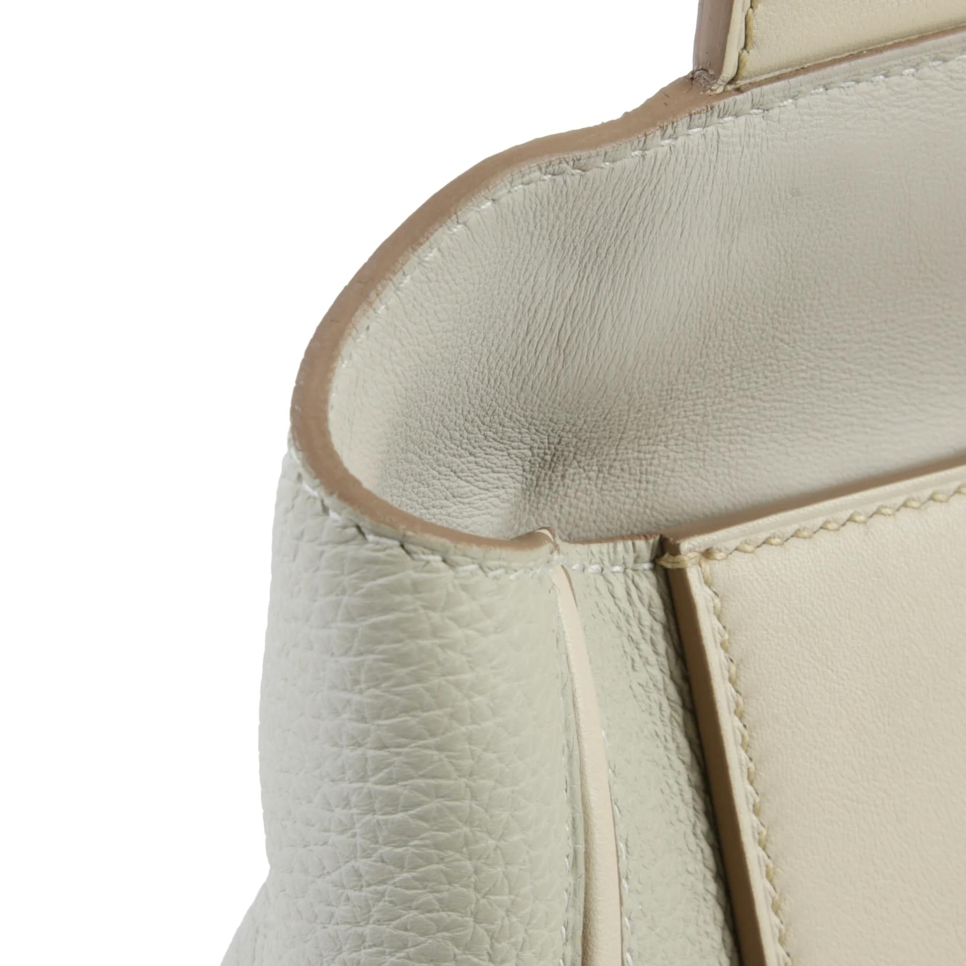 Excellent ( Rank SA ) HERMÈS 24/24 - 29 Verso Gris Perle (80) Nata (I2) Togo Swift Gold hardware Y (2020) - 13
