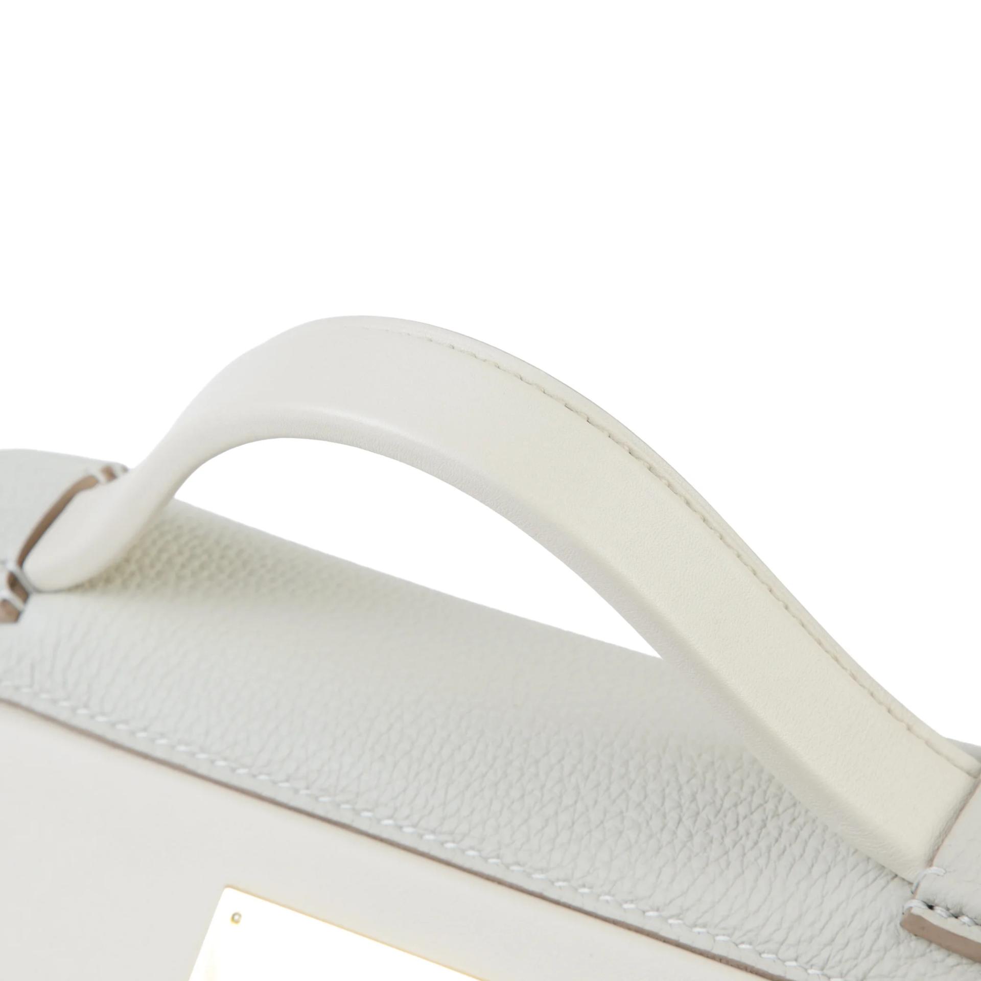 Excellent ( Rank SA ) HERMÈS 24/24 - 29 Verso Gris Perle (80) Nata (I2) Togo Swift Gold hardware Y (2020) - 3