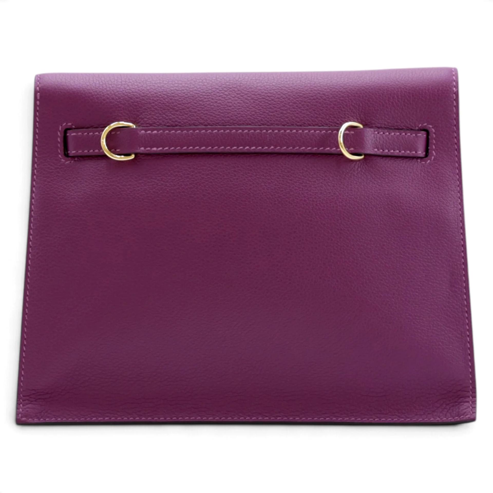 Very Good ( Rank A) HERMÈS Kelly Danse Anemone (P9) Evercolor Gold hardware D (2019) - 2