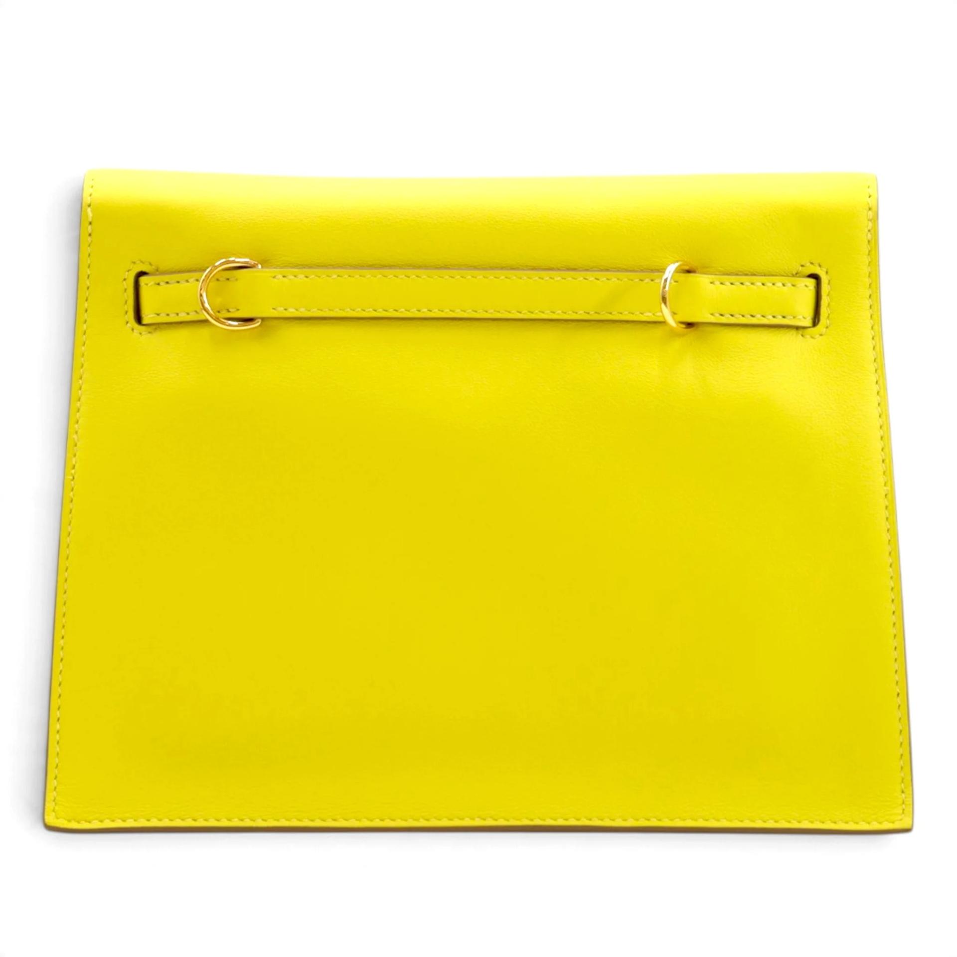 Unused ( Rank NS ) HERMÈS Kelly Danse Lime (9R) Swift Gold hardware Y (2020) - 2
