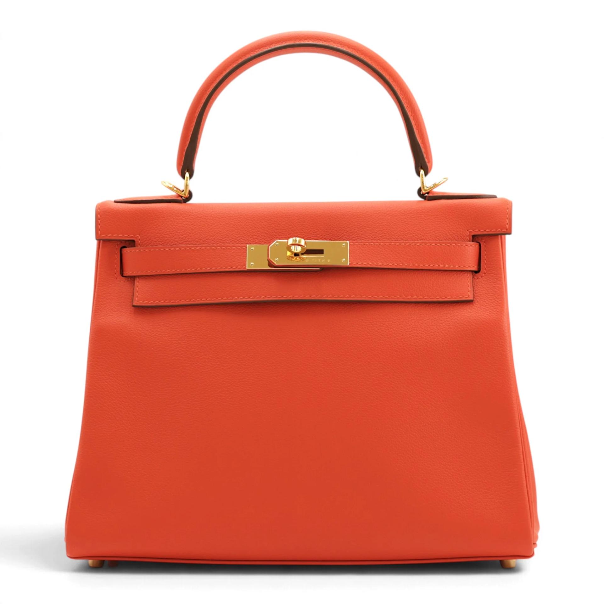 Kelly 28 Verso Rouge H (55) Capucine (9T)