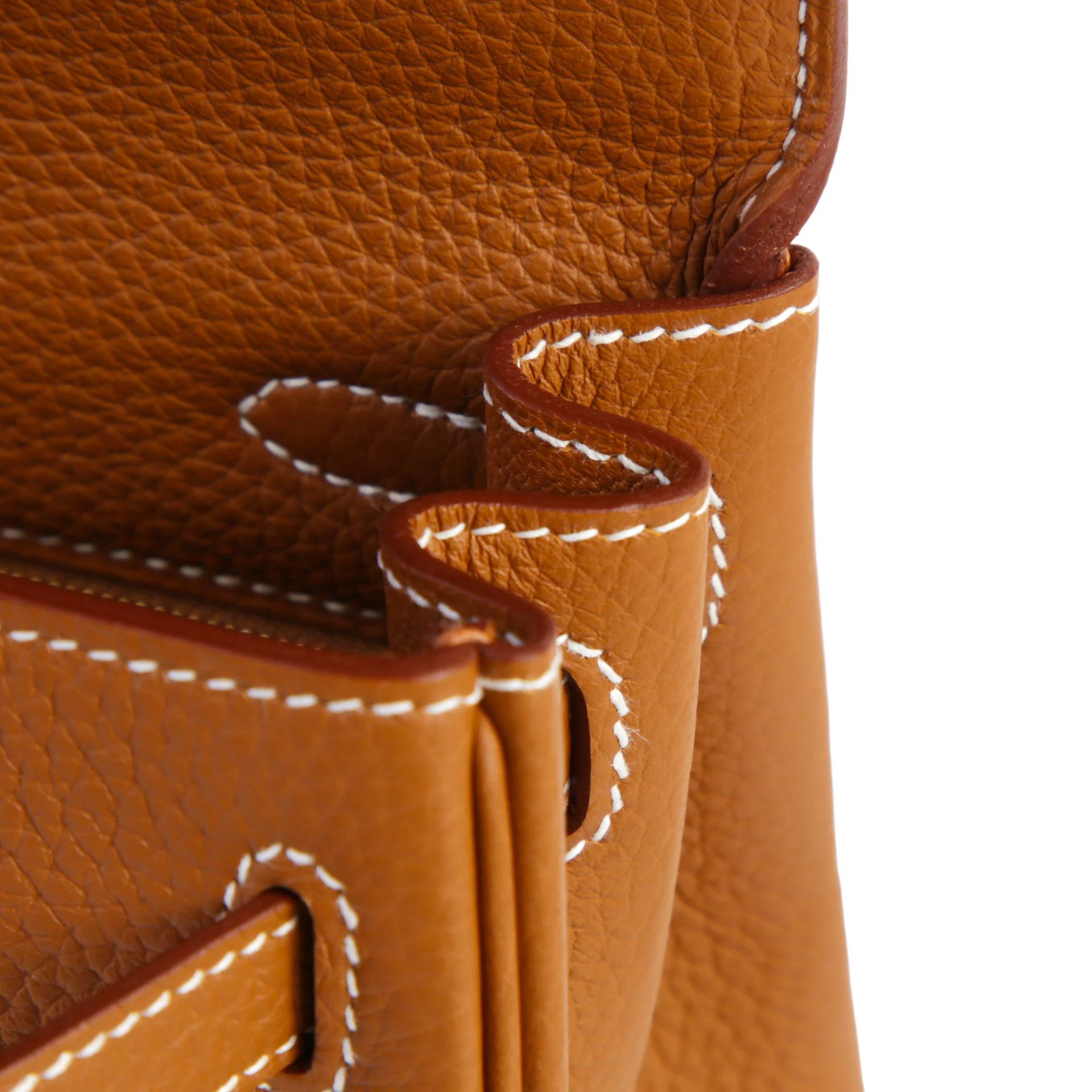 Brand New ( Rank N ) HERMÈS Kelly 25 Gold (37) Togo Gold hardware G (2026) - 11