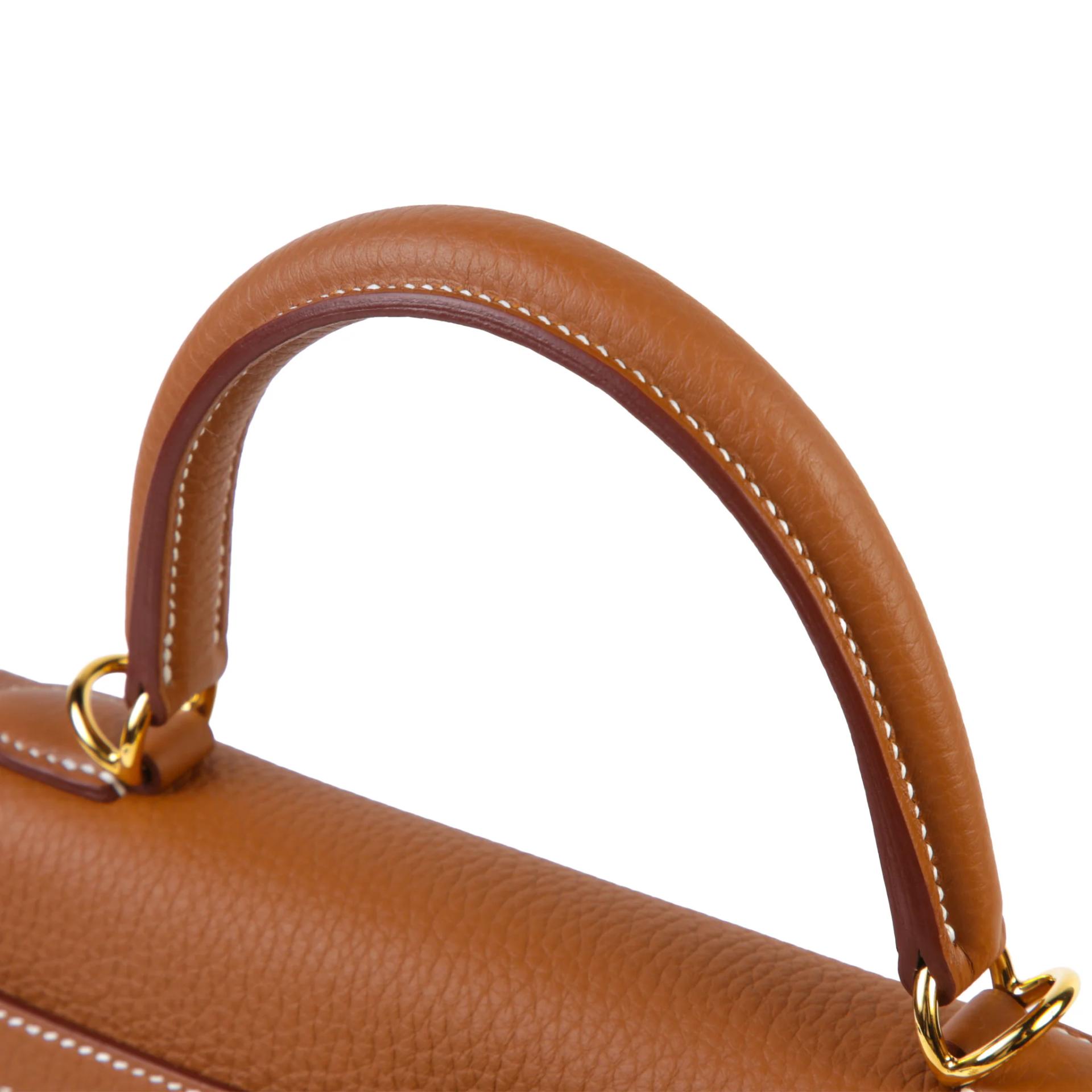 Brand New ( Rank N ) HERMÈS Kelly 25 Gold (37) Togo Gold hardware G (2026) - 3