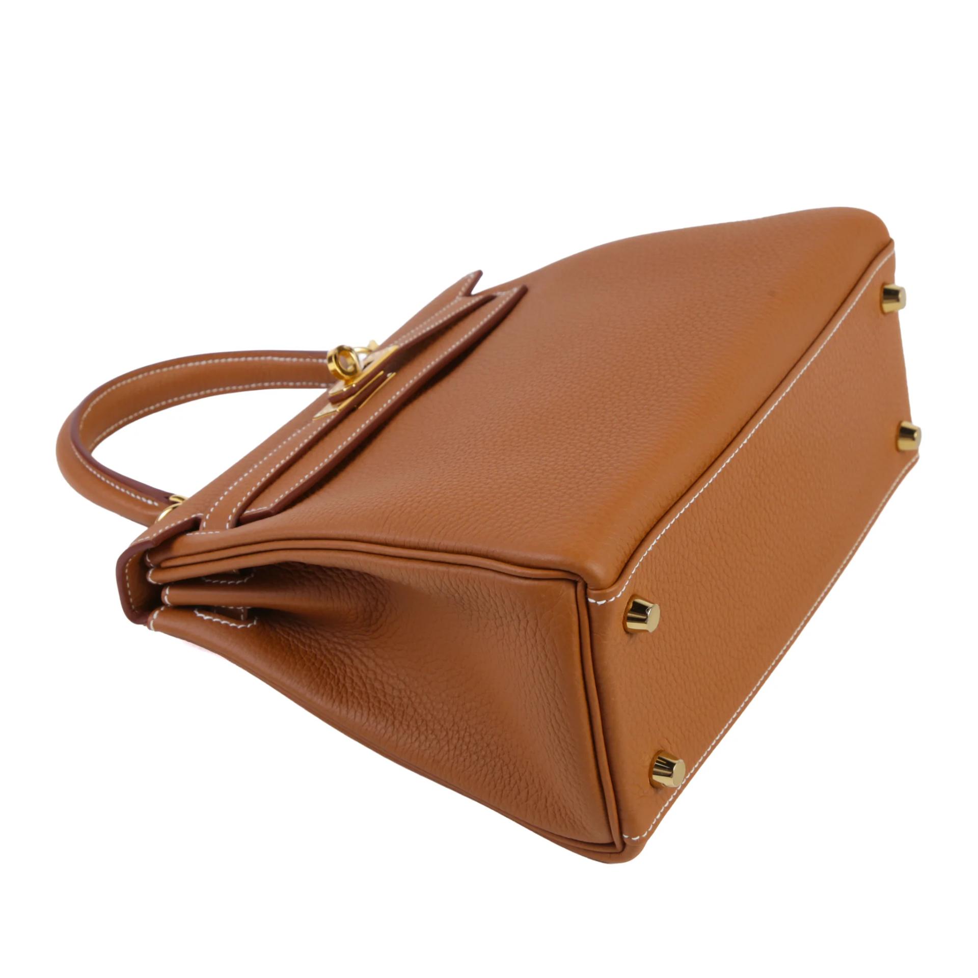 Brand New ( Rank N ) HERMÈS Kelly 25 Gold (37) Togo Gold hardware G (2026) - 4