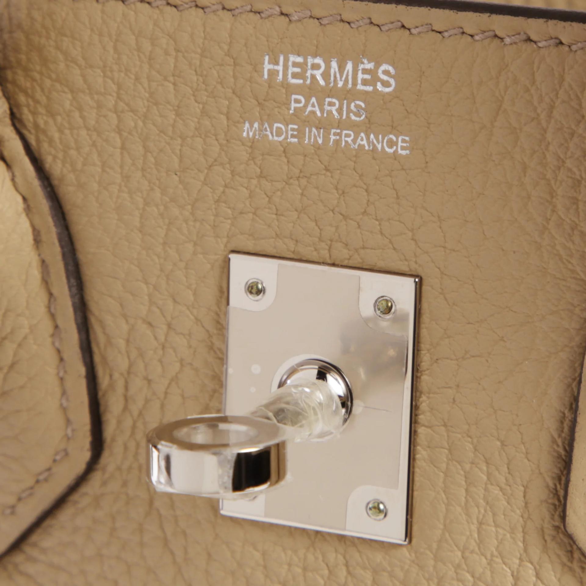 全新 HERMÈS 愛馬仕 Birkin 25 S2 風衣灰 Trench Togo小牛皮 銀扣 K刻 2025年 - 9