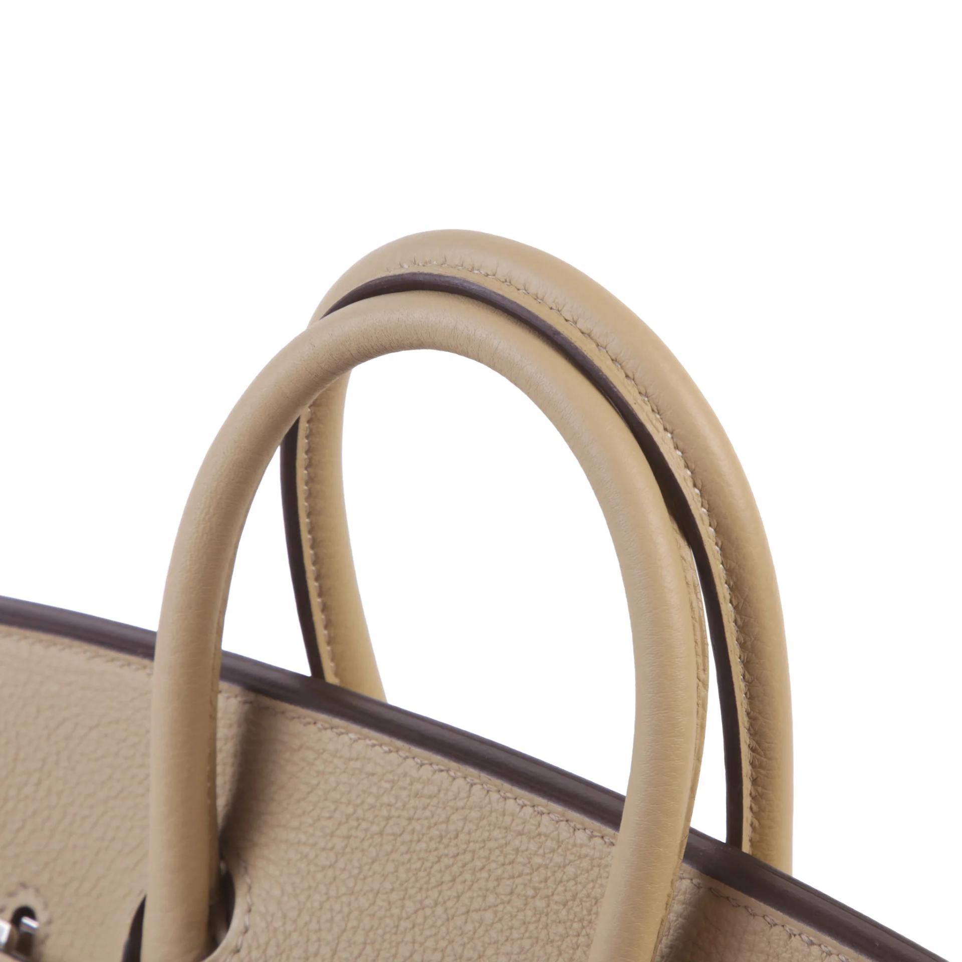 全新 HERMÈS 愛馬仕 Birkin 25 S2 風衣灰 Trench Togo小牛皮 銀扣 K刻 2025年 - 3