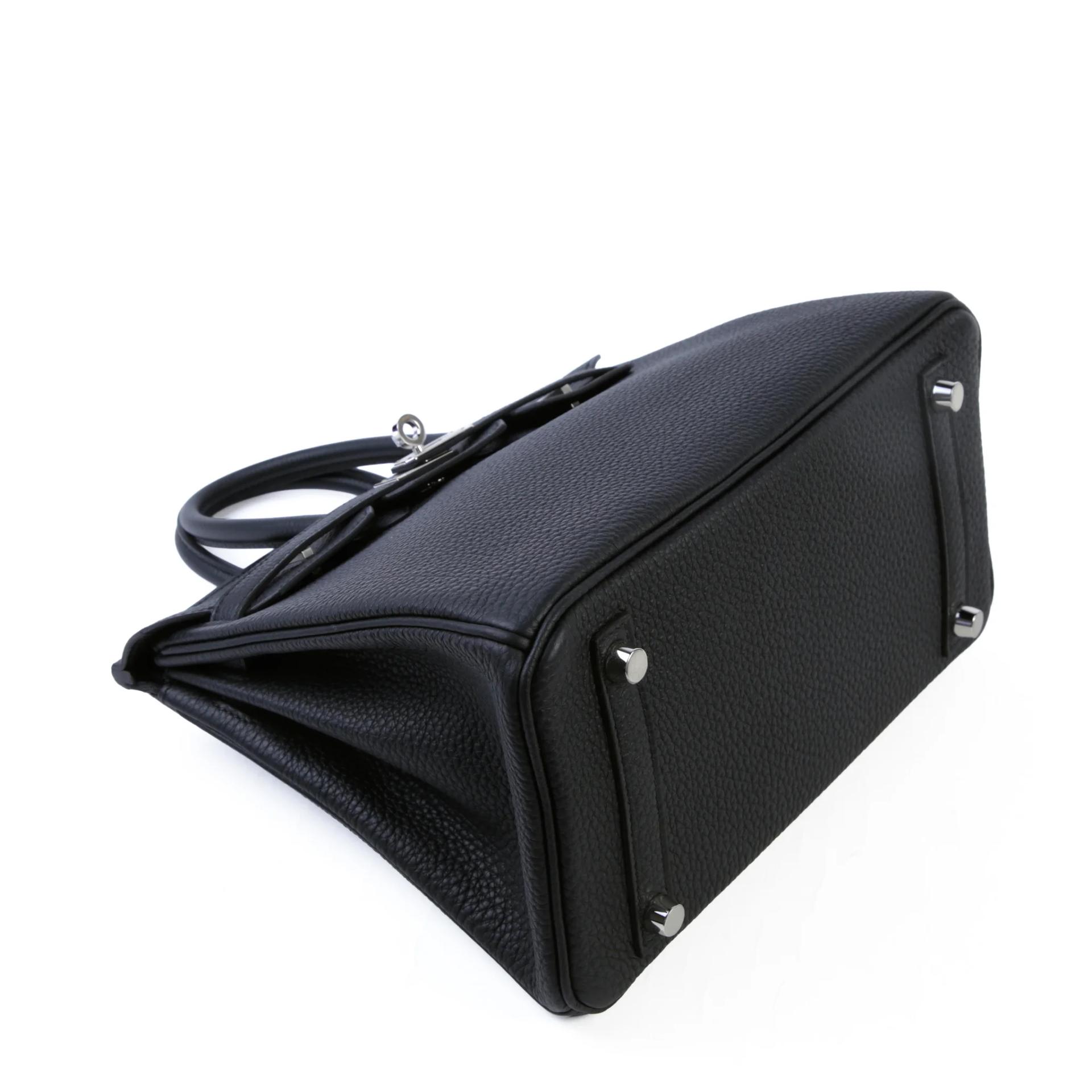 Brand New ( Rank N ) HERMÈS Birkin 25 Noir (89) Togo Palladium hardware G (2026) - 4
