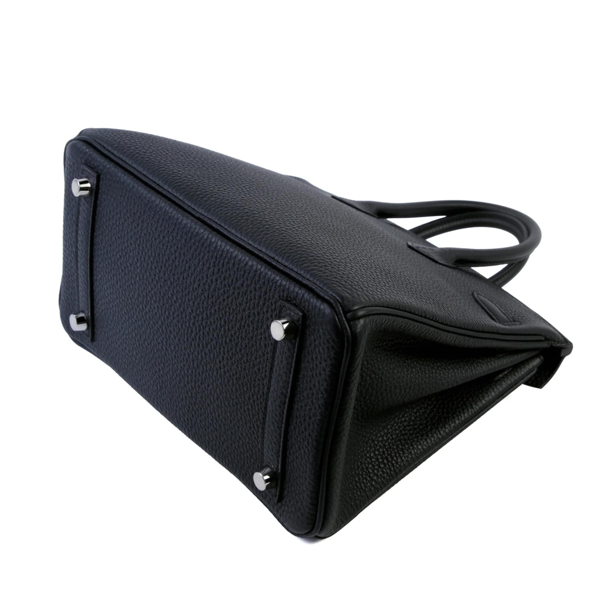 Brand New ( Rank N ) HERMÈS Birkin 25 Noir (89) Togo Palladium hardware G (2026) - 7