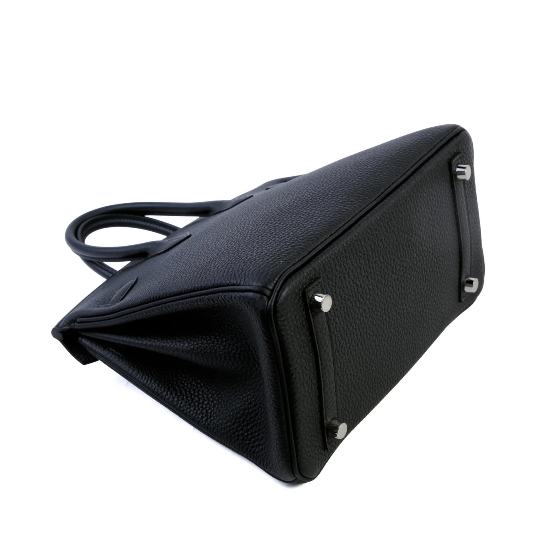 Brand New ( Rank N ) HERMÈS Birkin 25 Noir (89) Togo Palladium hardware G (2026) - 6