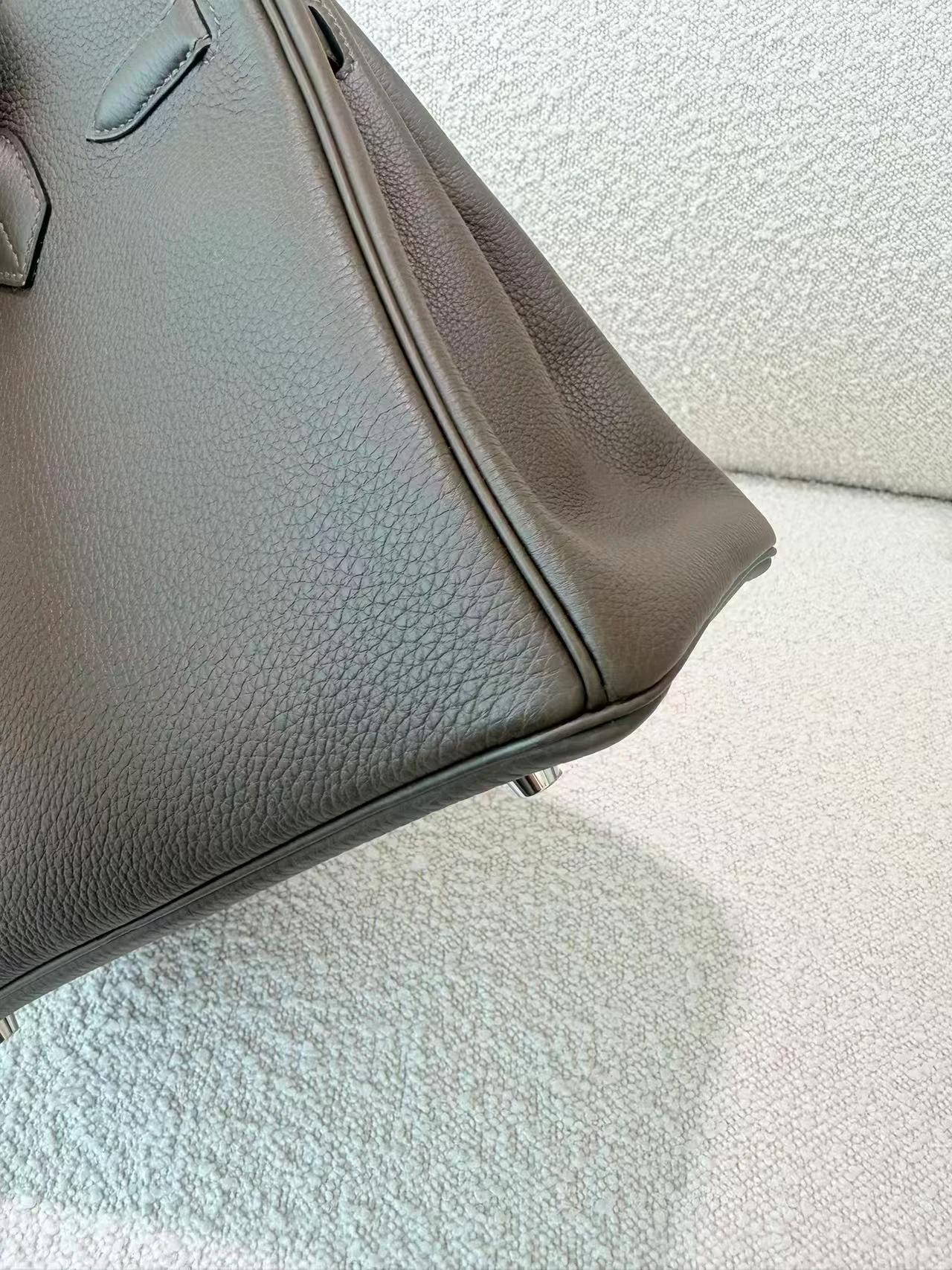ランク N 新品 HERMÈS エルメス バーキン30 ヴェールローデン (V8) トゴ シルバー金具 G刻印 (2026) - 7