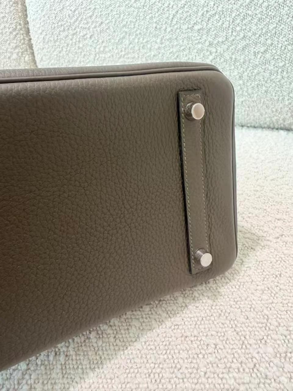 ランク N 新品 HERMÈS エルメス バーキン30 ヴェールローデン (V8) トゴ シルバー金具 G刻印 (2026) - 16
