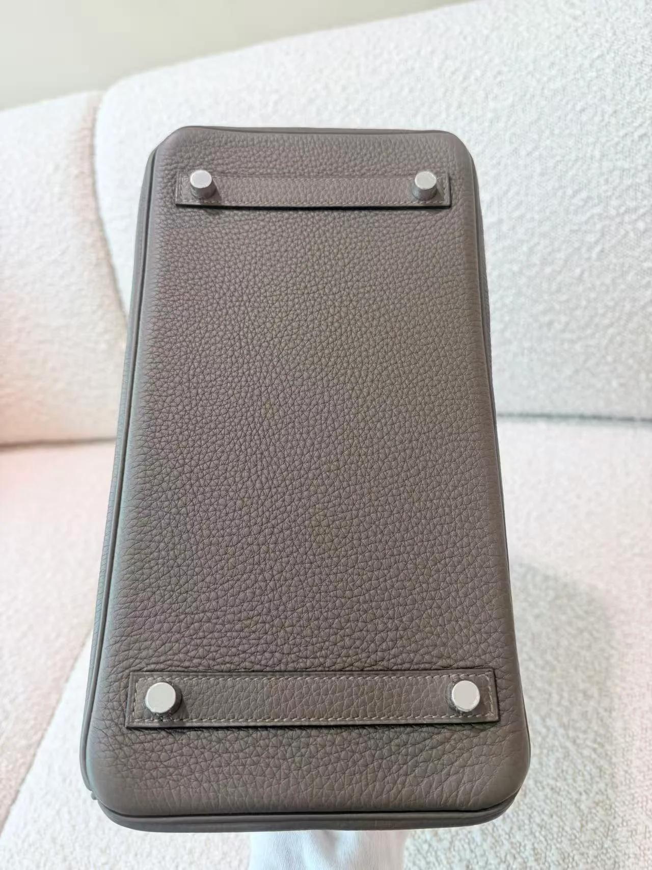 ランク N 新品 HERMÈS エルメス バーキン30 ヴェールローデン (V8) トゴ シルバー金具 G刻印 (2026) - 14
