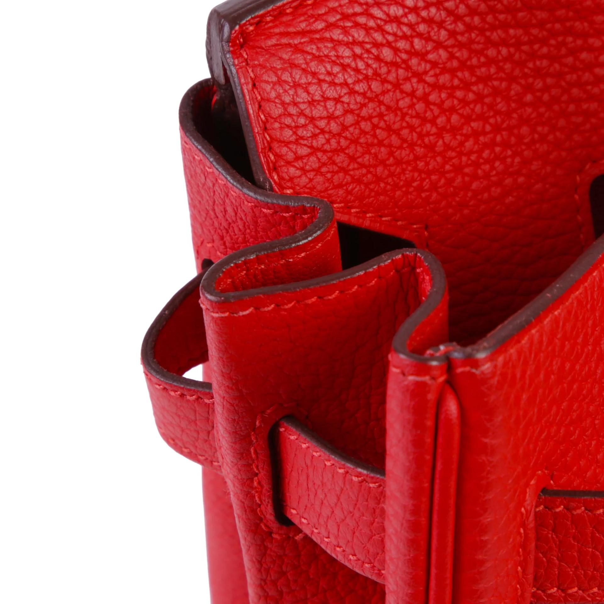 ランク A HERMÈS エルメス バーキン30 ルージュトマト (S5) トリヨン ゴールド金具 X刻印 (2016) - 11