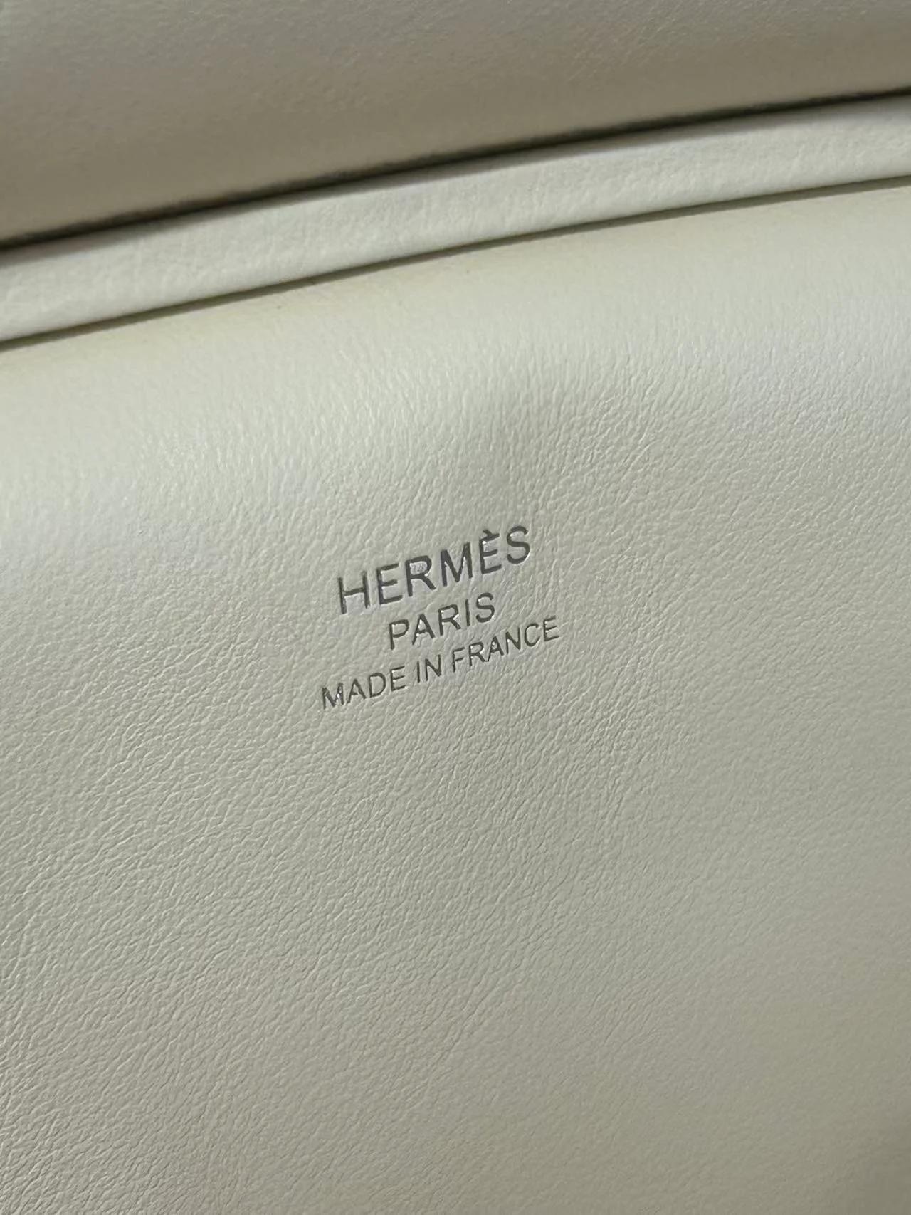 Unused ( Rank NS ) HERMÈS Limited Edition Birkin Cargo 25 Nata (I2) Canvas Swift Palladium hardware Z (2021) - 10