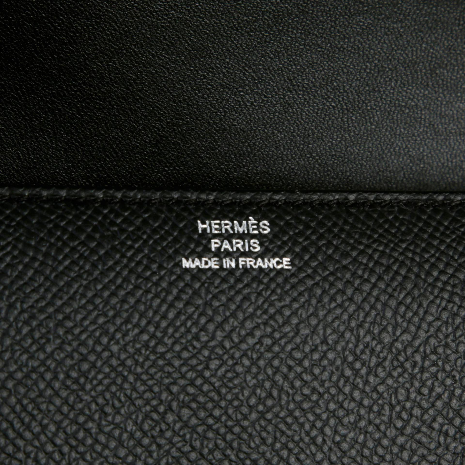 Brand New ( Rank N ) HERMÈS Constance Elan Noir (89) Epsom Palladium hardware G (2026) - 10