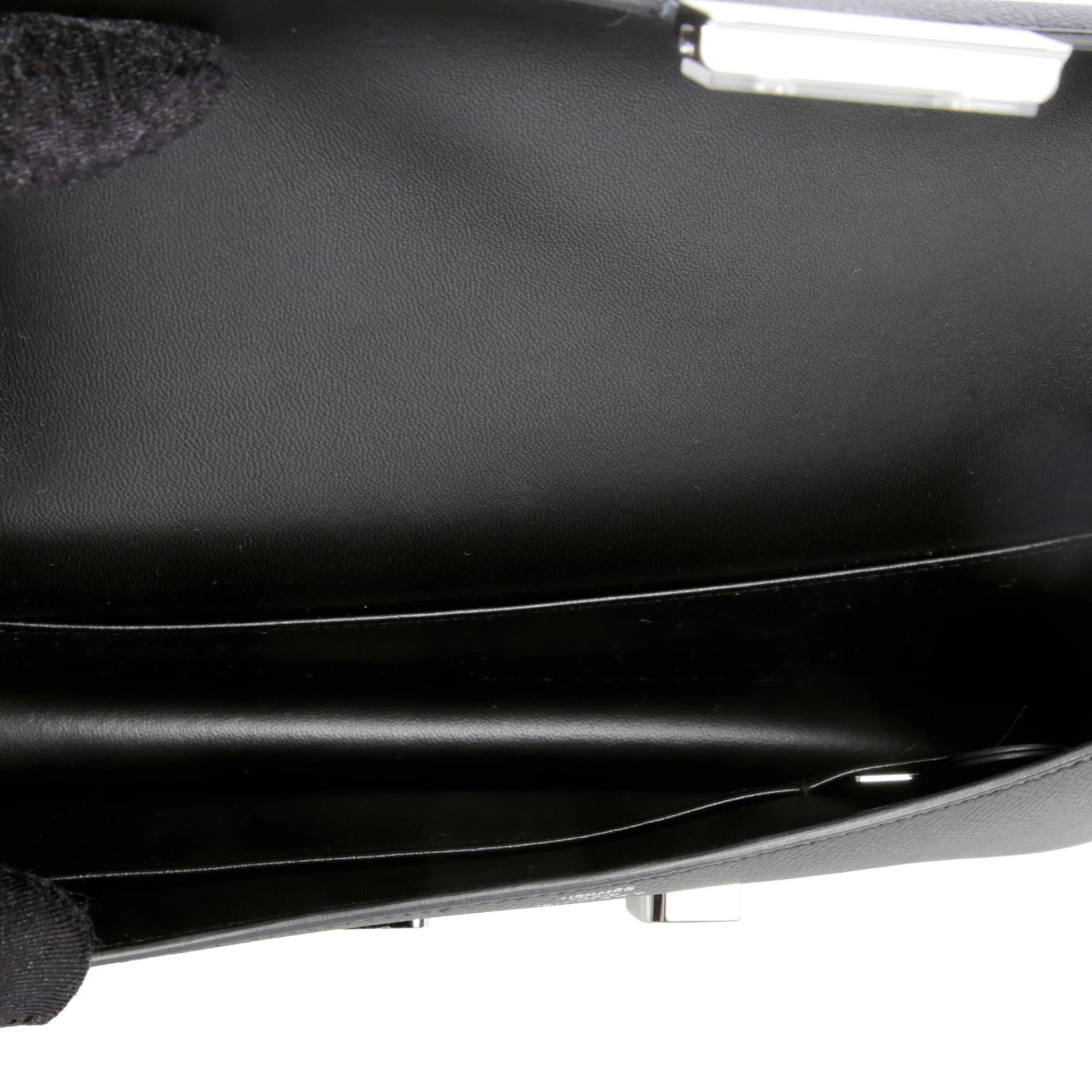 Brand New ( Rank N ) HERMÈS Constance Elan Noir (89) Epsom Palladium hardware G (2026) - 11