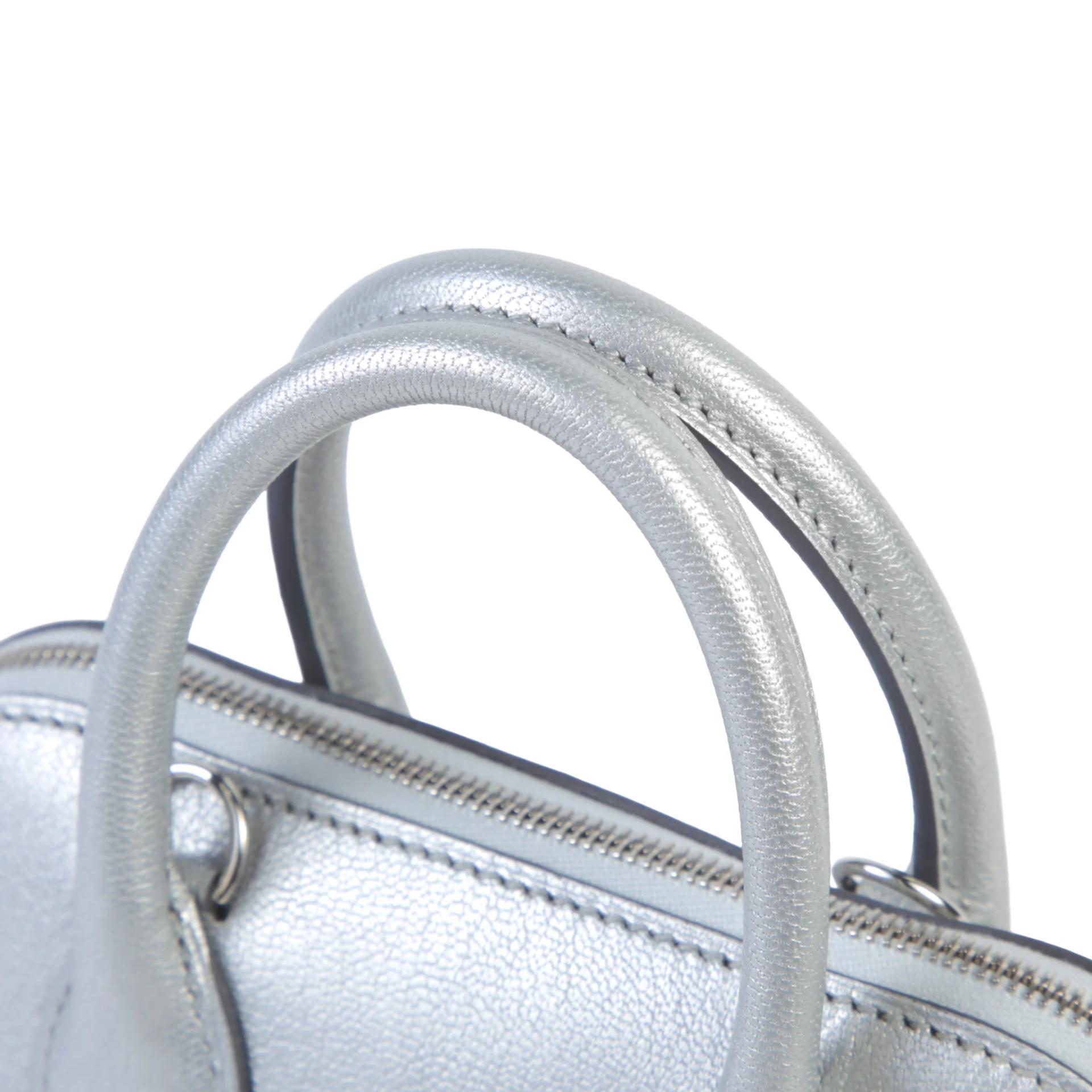ランク N 新品 HERMÈS エルメス ボリード1923 ミニ アルジャン (05) シェーブルシャムキラ シルバー金具 G刻印 (2026) - 3