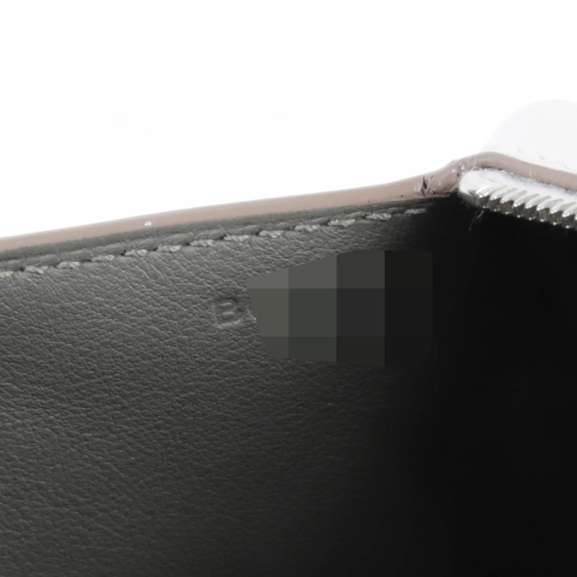 ランク A HERMÈS エルメス ミニリンディ ヴェルソ グリスパル (M4) グリメイヤー (0L) スイフト シルバー金具 B刻印 (2023) - 10