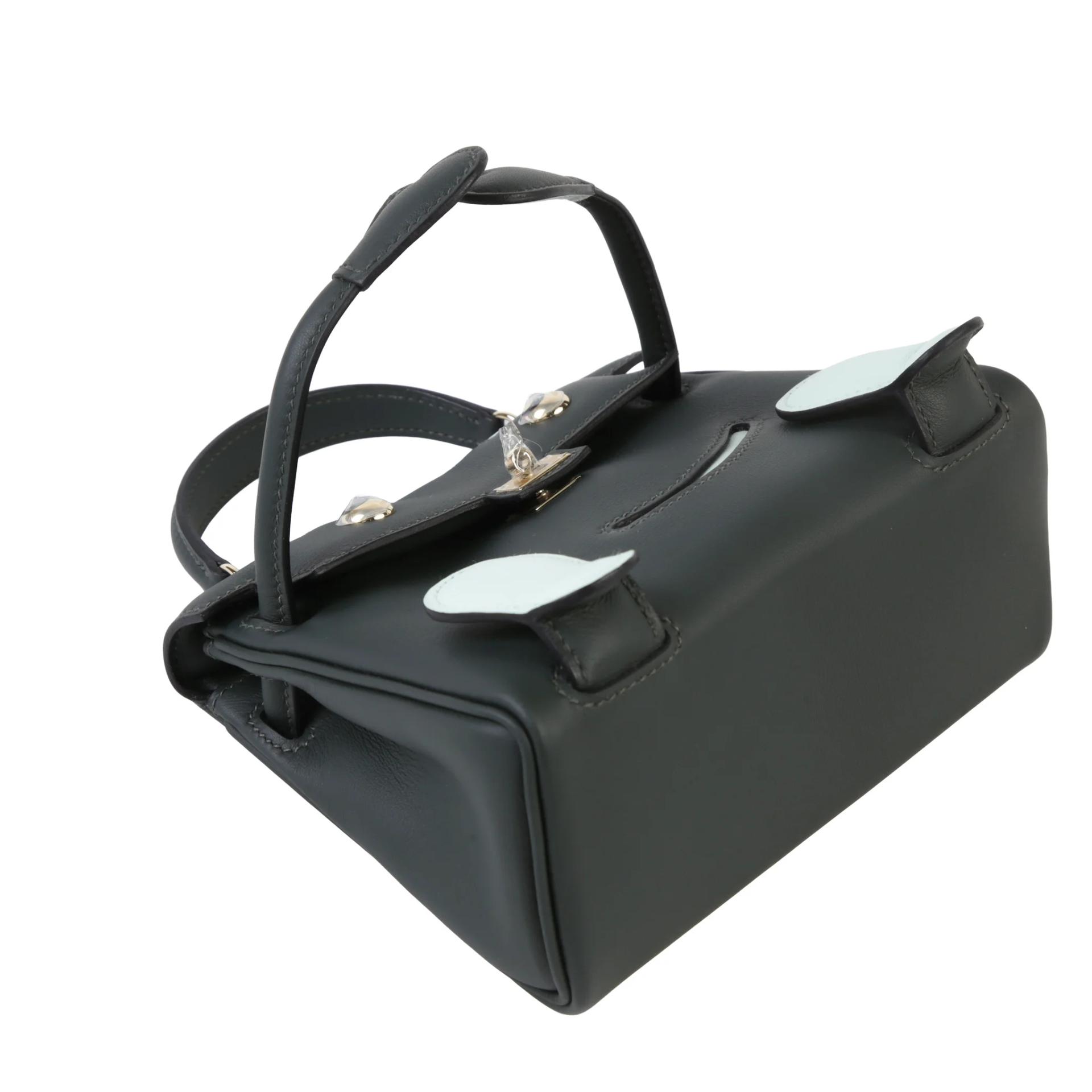 ランク NS 未使用品 HERMÈS エルメス 限定品 ケリードール ヴェールフォンセ (67) ヴェールペパーミント (N3) スイフト シャンパンゴールド金具 K刻印 (2025) - 4