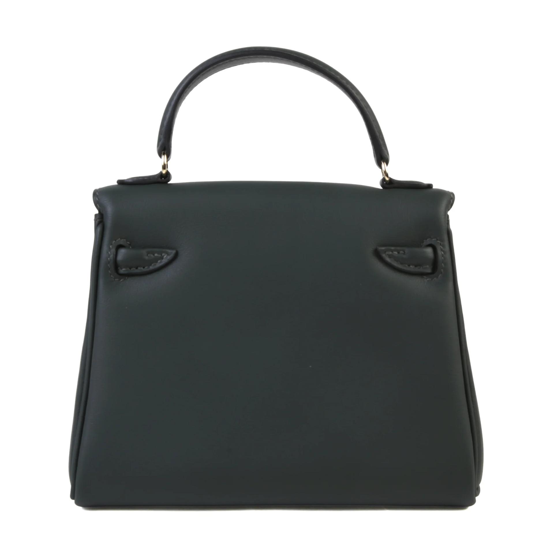 ランク NS 未使用品 HERMÈS エルメス 限定品 ケリードール ヴェールフォンセ (67) ヴェールペパーミント (N3) スイフト シャンパンゴールド金具 K刻印 (2025) - 2