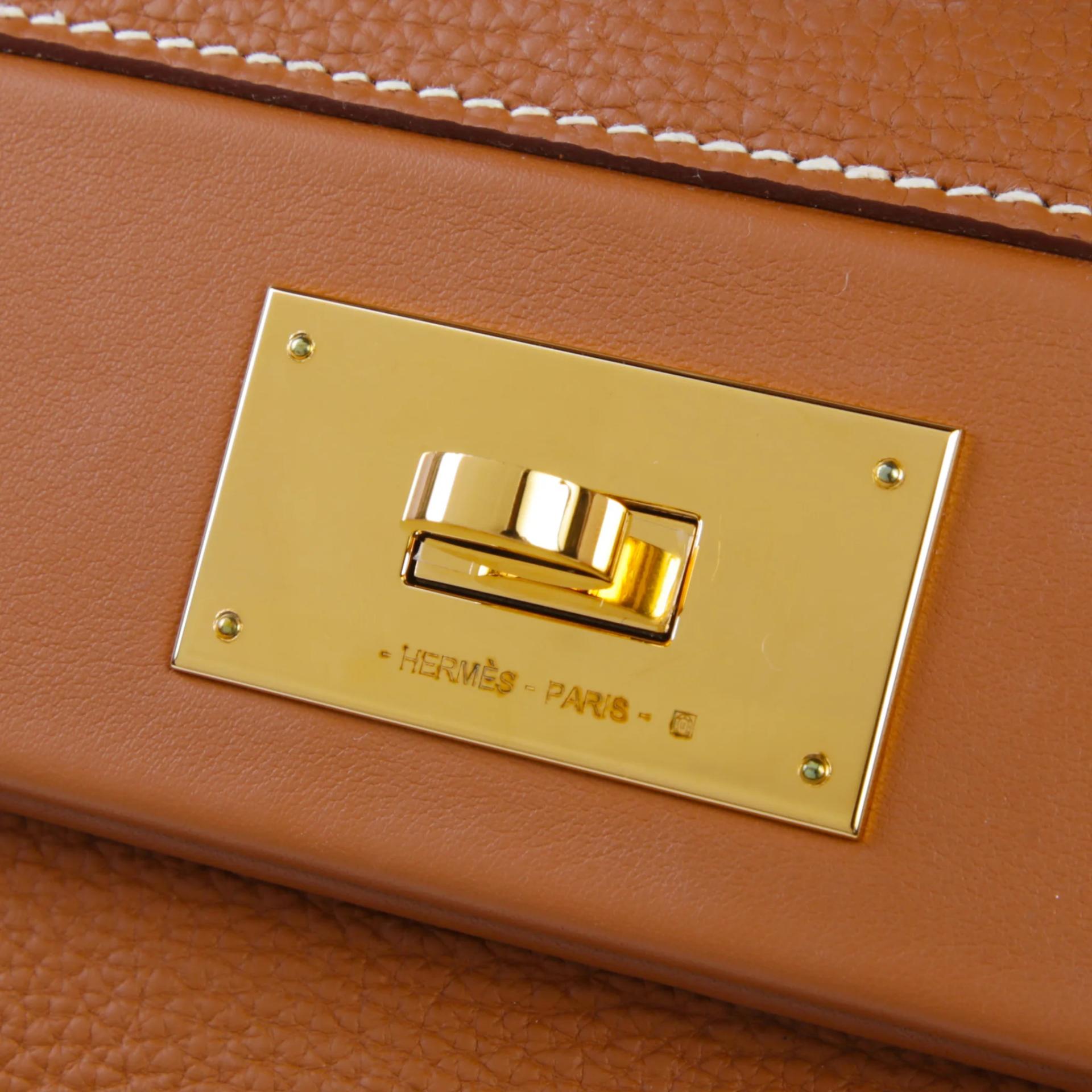 ランク A HERMÈS エルメス ヴァンキャトル 29 ゴールド (37) トゴ スイフト ゴールド金具 B刻印 (2023) - 8