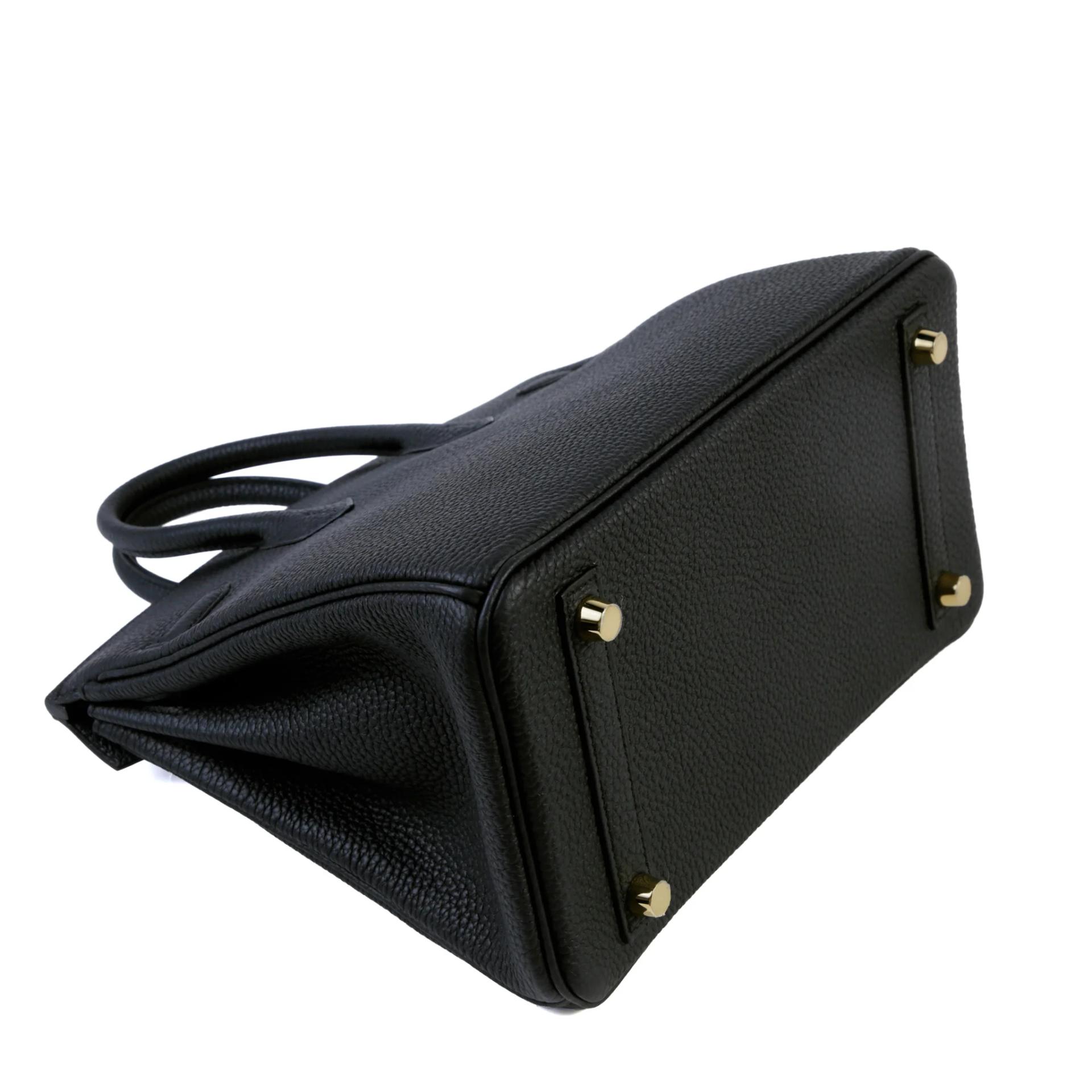 ランク N 新品 HERMÈS エルメス バーキン25 ブラック (89) トゴ シャンパンゴールド金具 G刻印 (2026) - 6