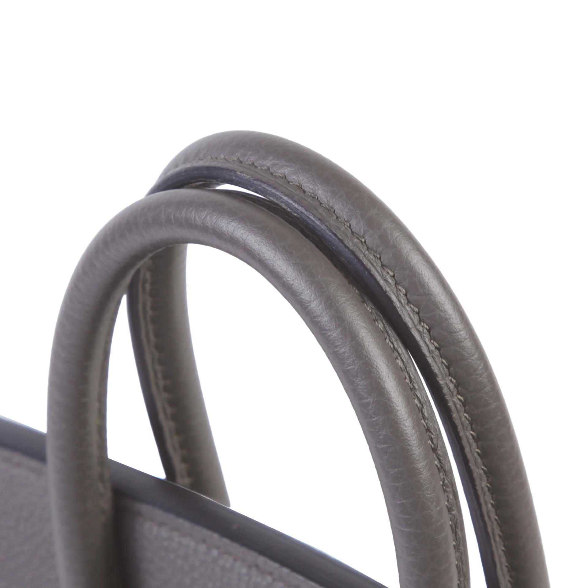 ランク A HERMÈS エルメス バーキン25 エタン (8F) トゴ ピンクゴールド金具 D刻印 (2019) - 3