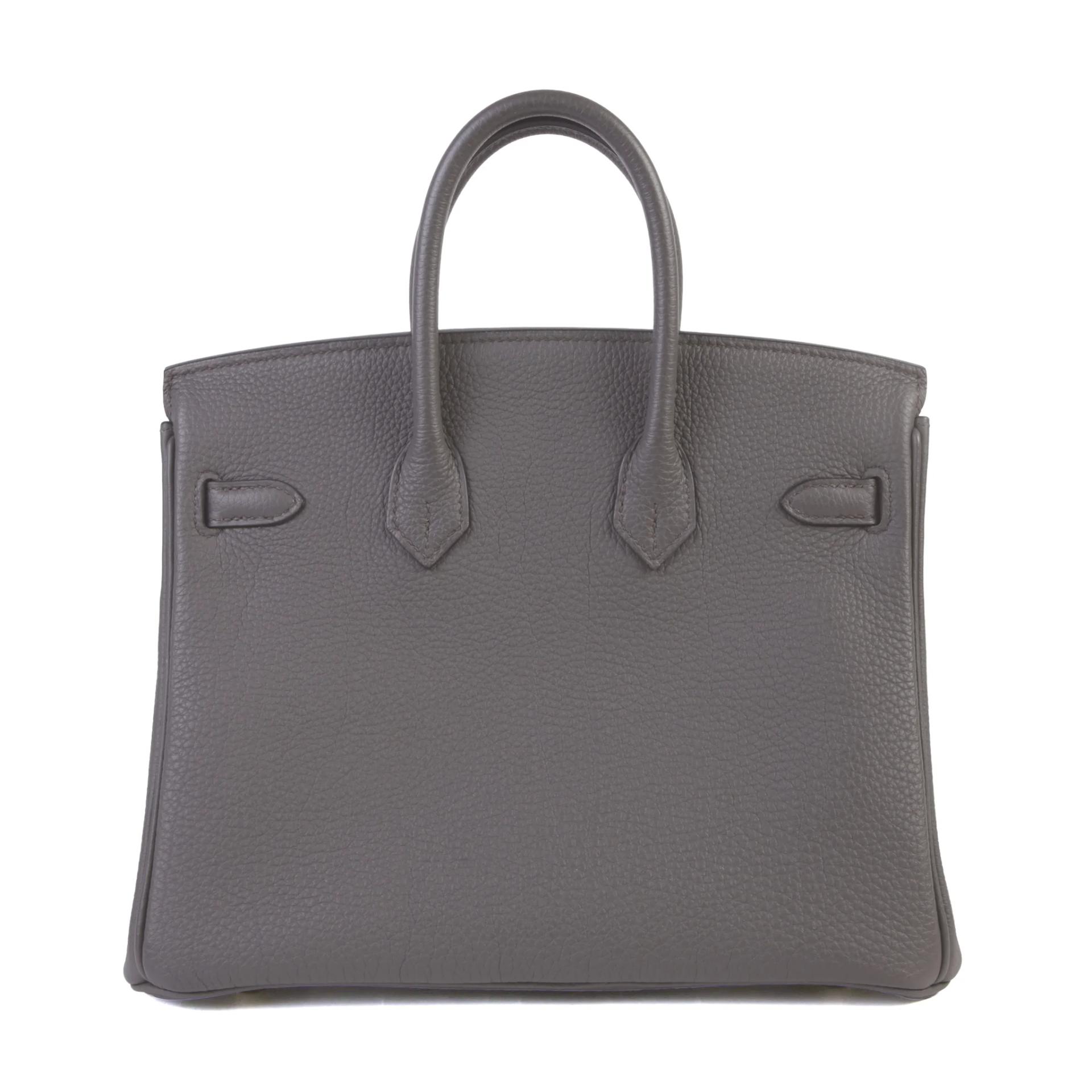 ランク A HERMÈS エルメス バーキン25 エタン (8F) トゴ ピンクゴールド金具 D刻印 (2019) - 2