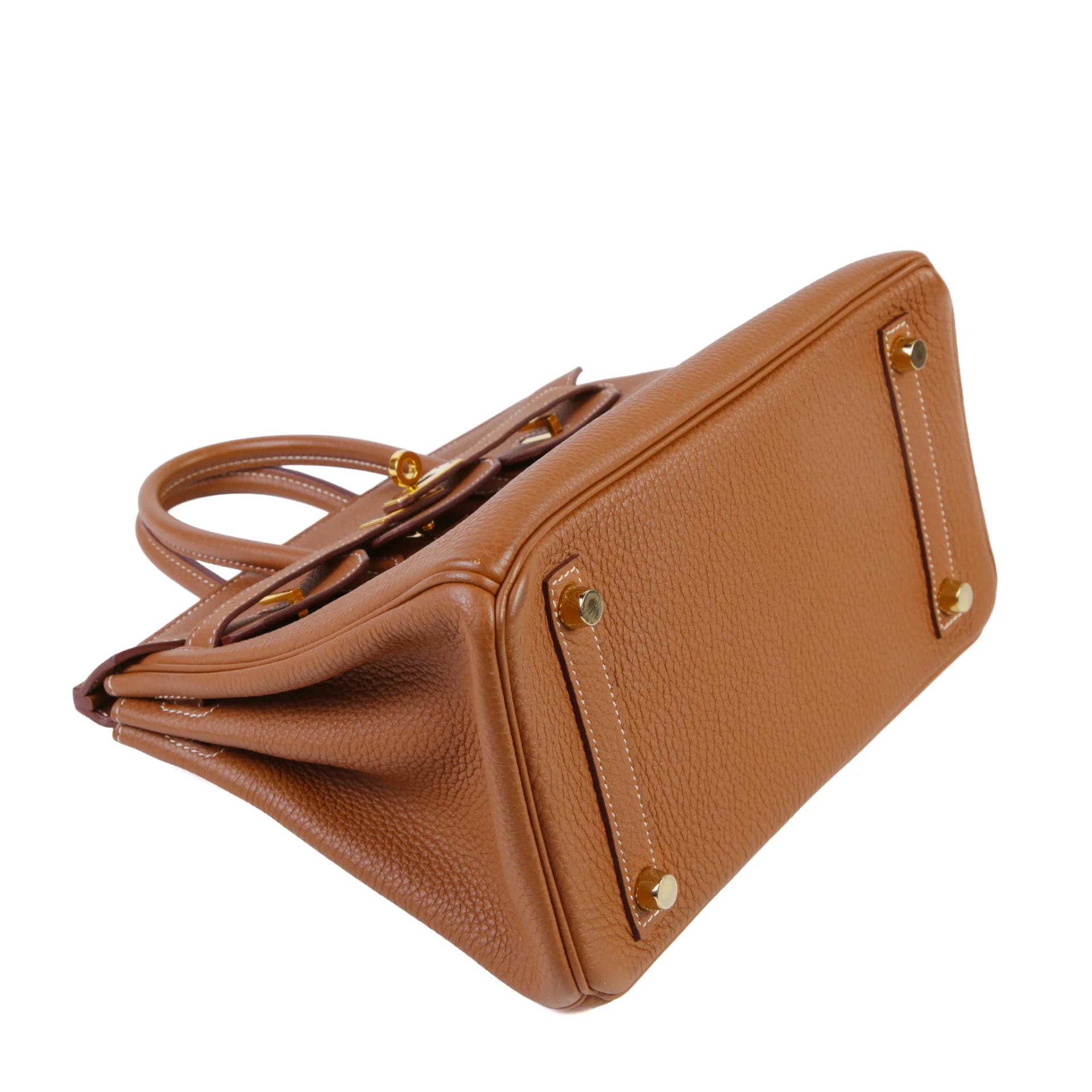 ランク A HERMÈS エルメス バーキン25 ゴールド (37) トゴ ゴールド金具 C刻印 (2018) - 4