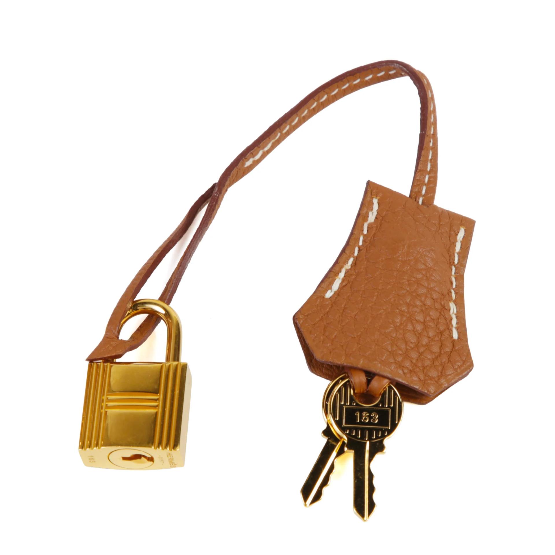 ランク A HERMÈS エルメス バーキン25 ゴールド (37) トゴ ゴールド金具 C刻印 (2018) - 14