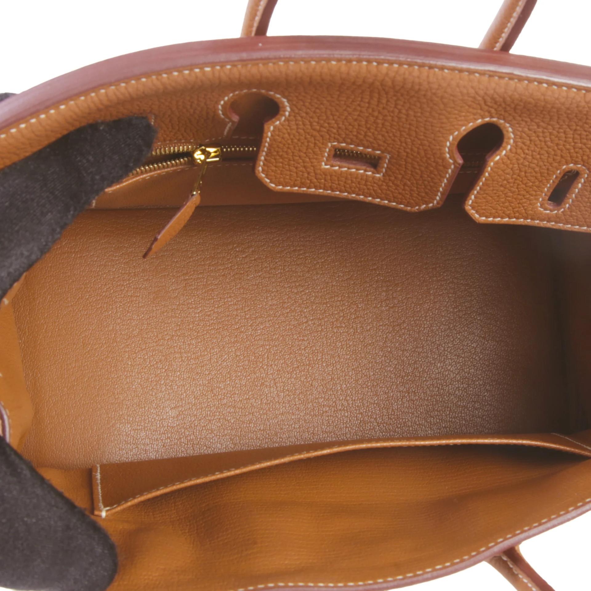 ランク A HERMÈS エルメス バーキン25 ゴールド (37) トゴ ゴールド金具 C刻印 (2018) - 10