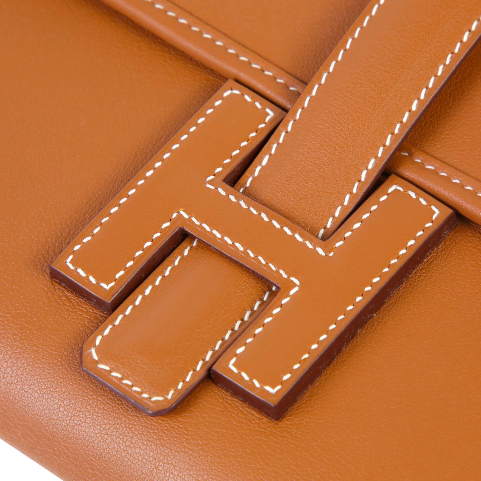 ランク SA HERMÈS エルメス ジジェ29 ゴールド (37) スイフト A刻印 (2017) - 7