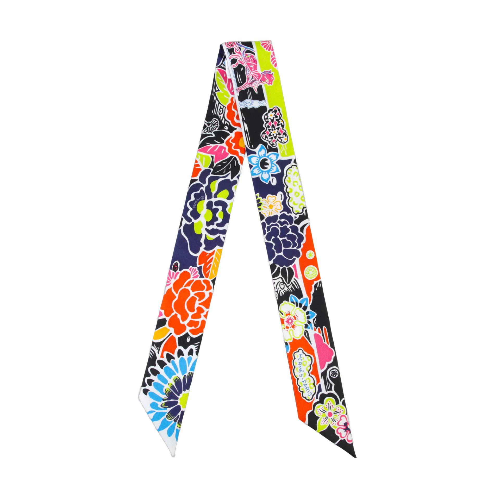 Twilly Bingata Black Multi-color