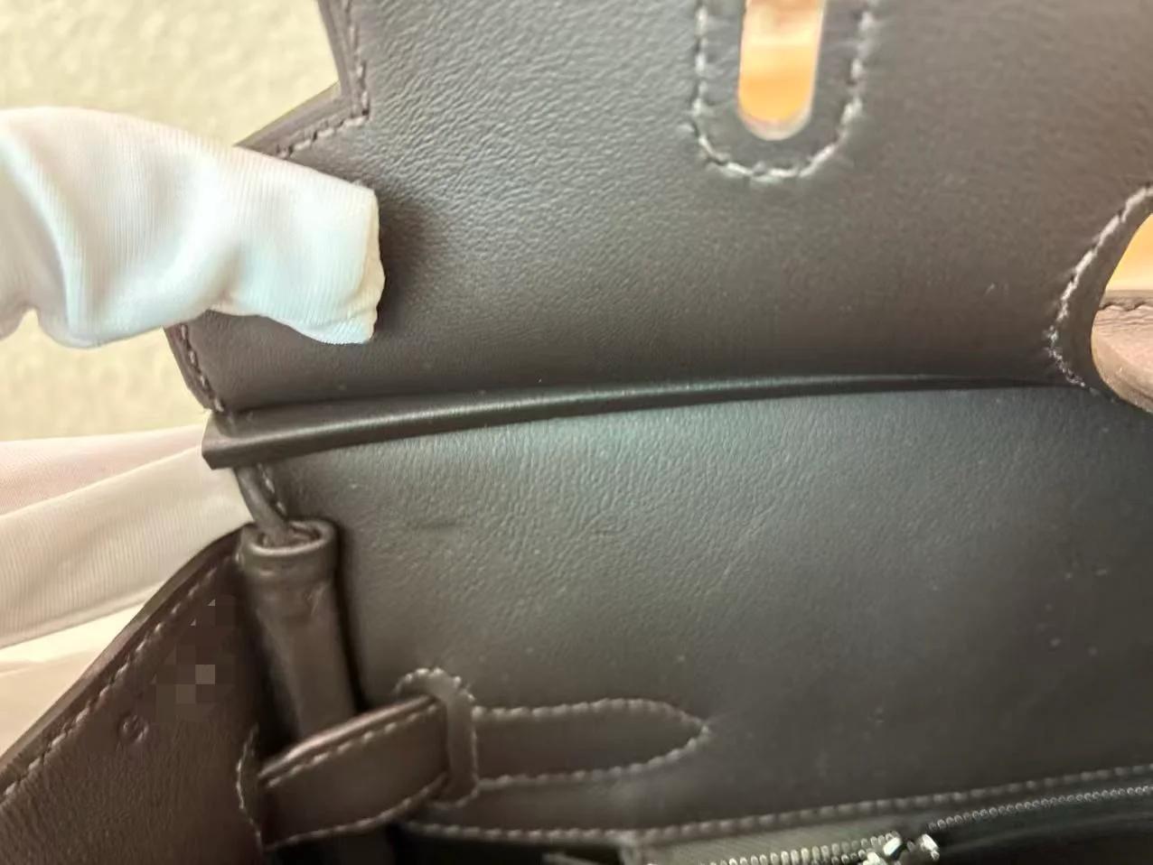 Brand New ( Rank N ) HERMÈS Birkin 30 Ecru Bai Brun（T3） Swift Toile H canvas Palladium hardware G (2026) - 28