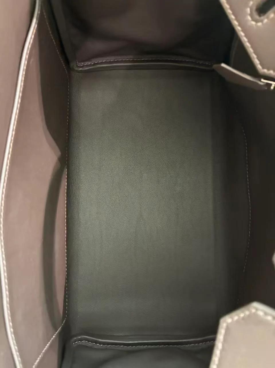 Brand New ( Rank N ) HERMÈS Birkin 30 Ecru Bai Brun（T3） Swift Toile H canvas Palladium hardware G (2026) - 27