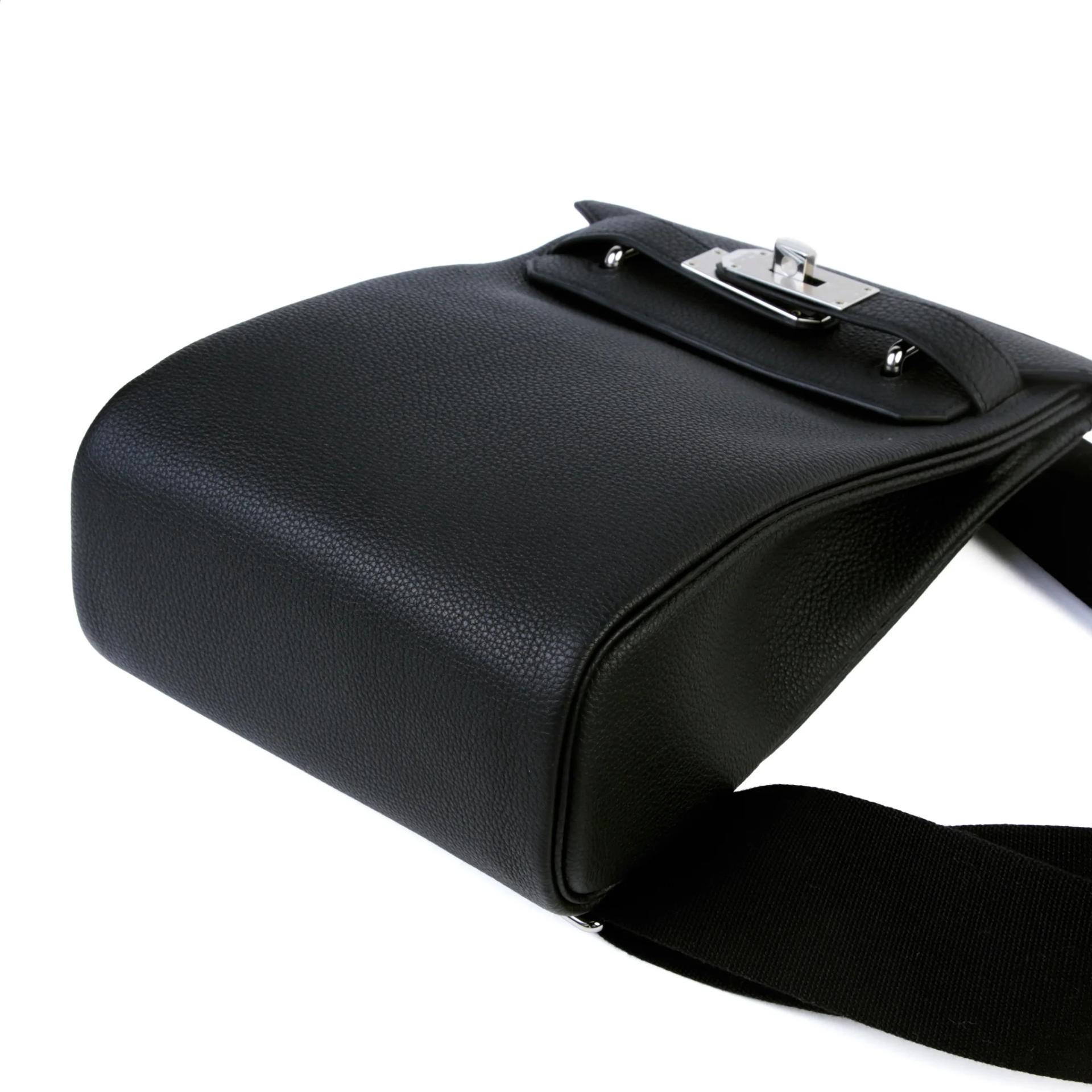 Brand New ( Rank N ) HERMÈS Hac a Dos PM Noir (89) Togo Palladium hardware G (2026) - 5