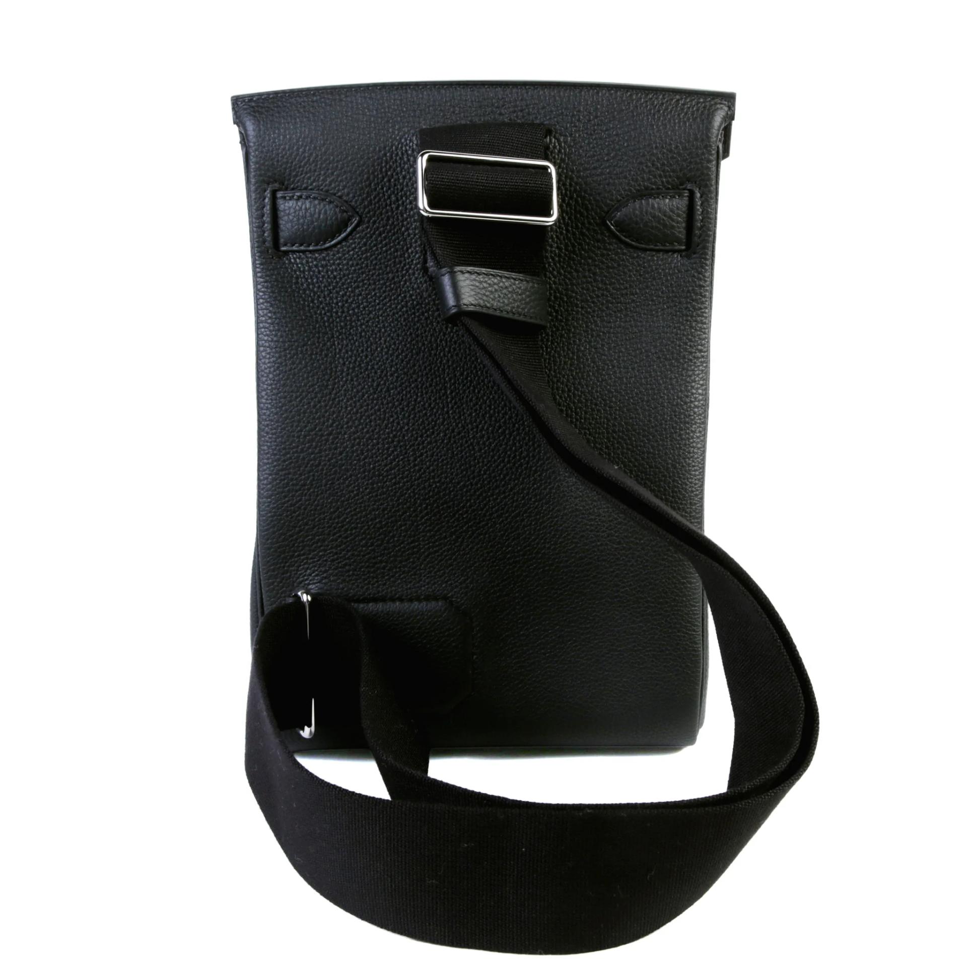 Brand New ( Rank N ) HERMÈS Hac a Dos PM Noir (89) Togo Palladium hardware G (2026) - 2