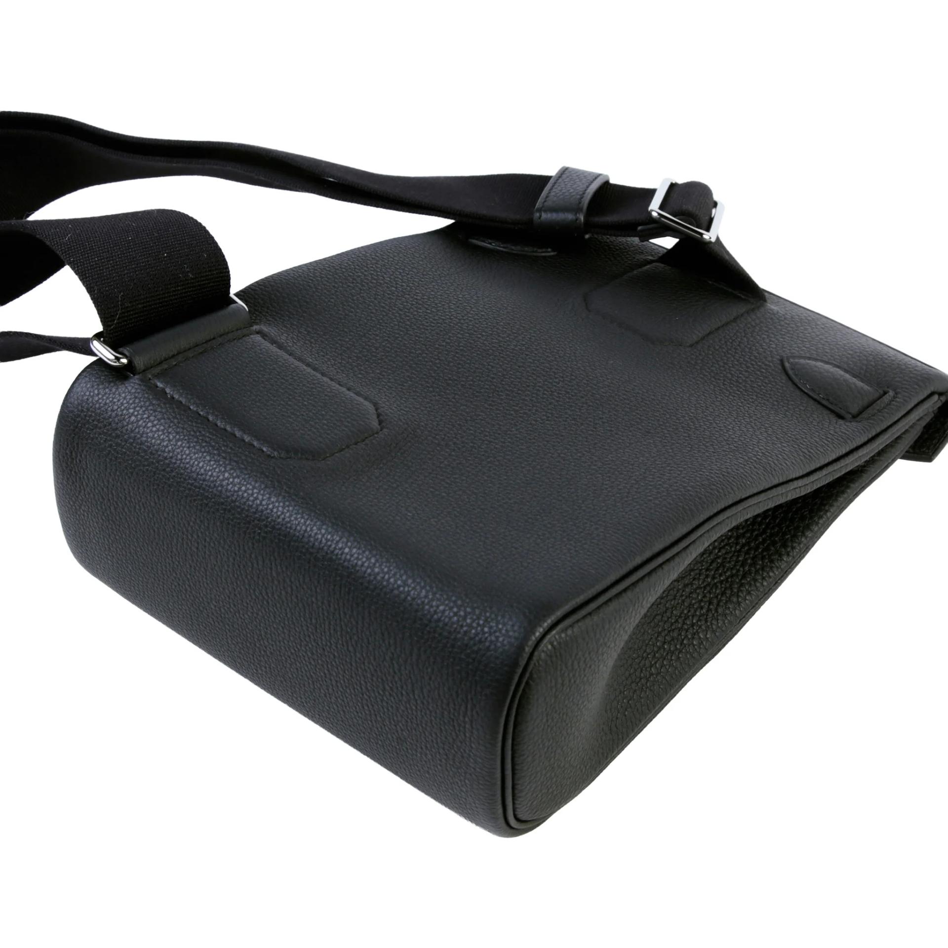 Brand New ( Rank N ) HERMÈS Hac a Dos PM Noir (89) Togo Palladium hardware G (2026) - 7