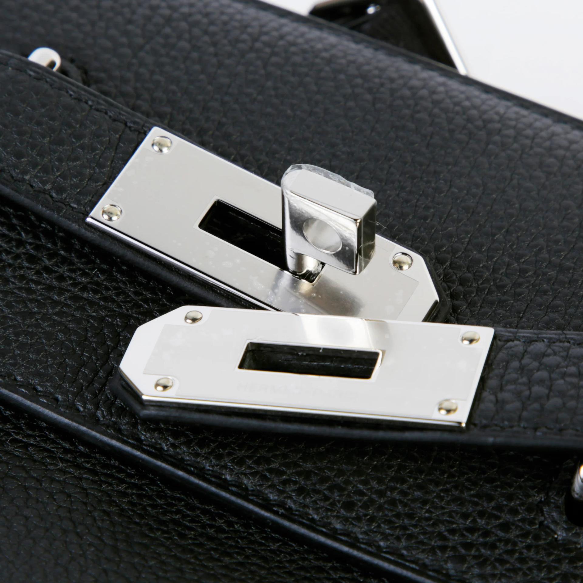 Brand New ( Rank N ) HERMÈS Hac a Dos PM Noir (89) Togo Palladium hardware G (2026) - 8