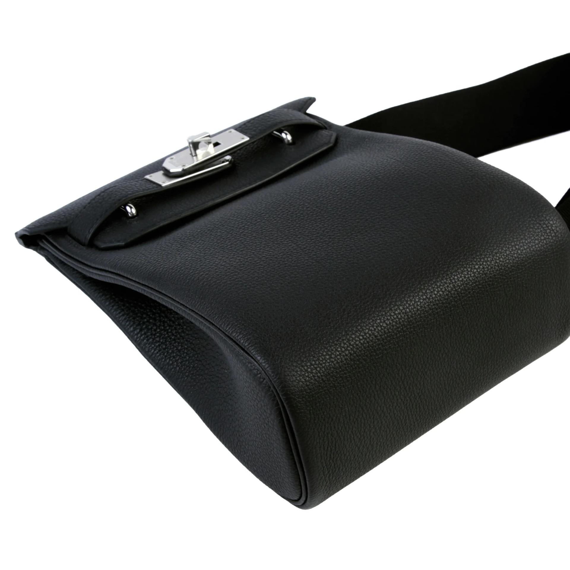 Brand New ( Rank N ) HERMÈS Hac a Dos PM Noir (89) Togo Palladium hardware G (2026) - 4